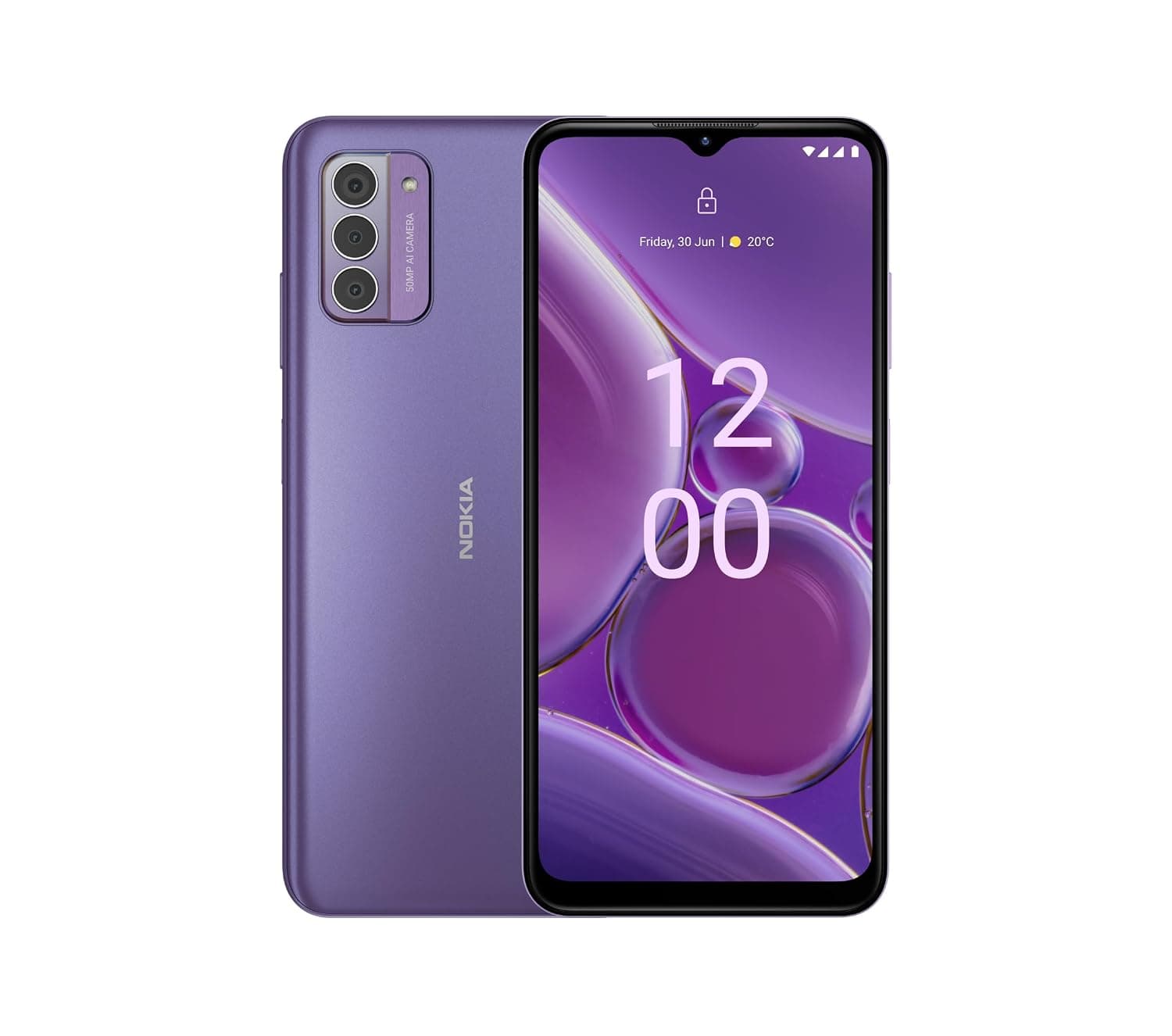 Nokia G42 Dual-SIM 128GB ROM + 4GB RAM (GSM Only | No CDMA) Factory Unlocked 5G Smartphone (So Purple) - International Version