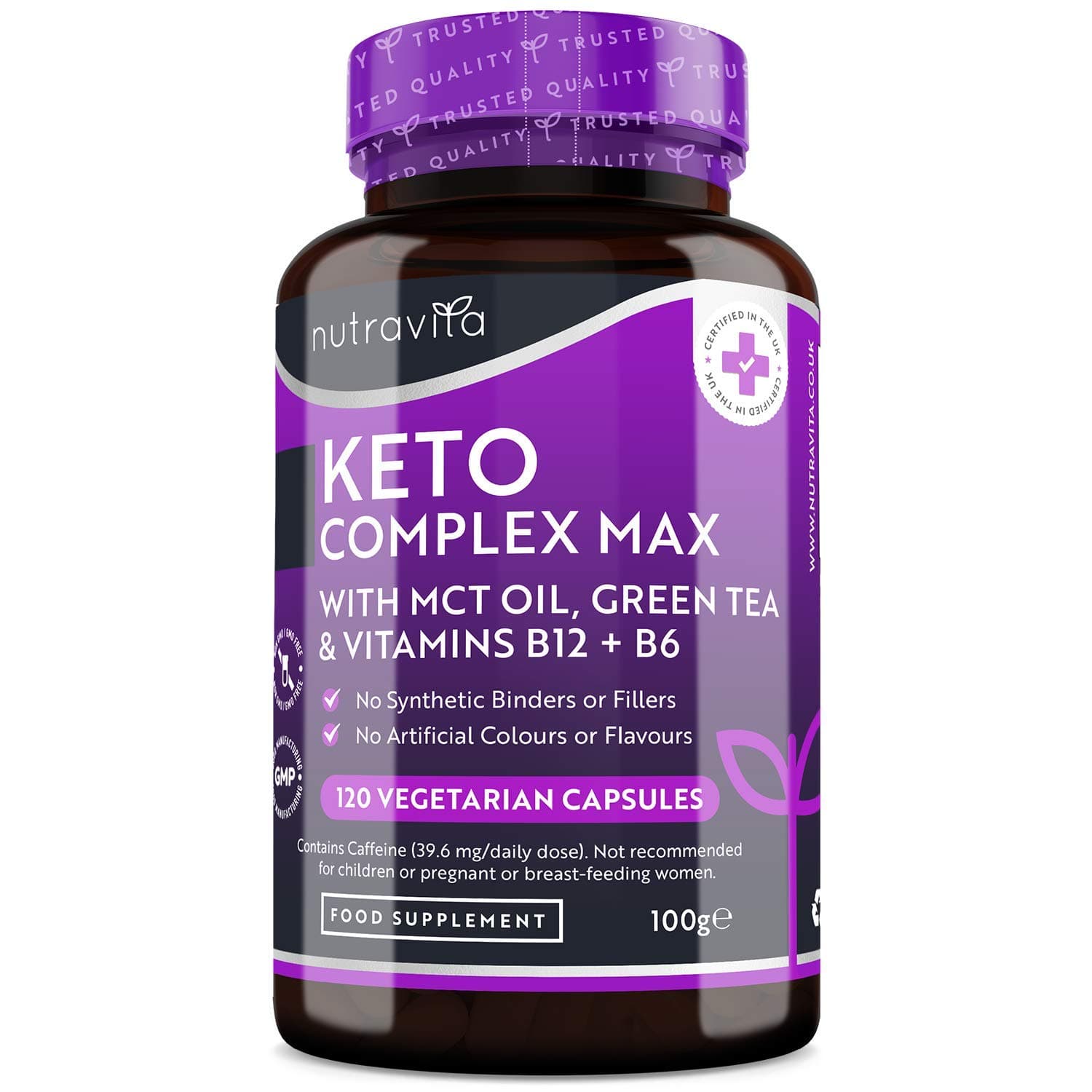 Nutravita Men's and Women's Keto Diet Pills (120 Capsules)