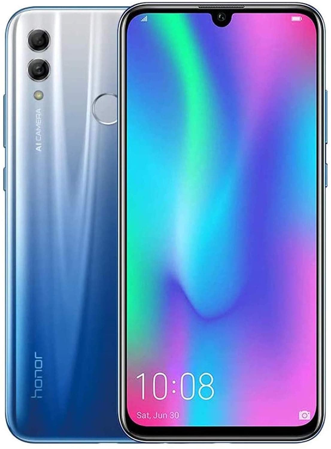 Honor 8X 128GB Dual-SIM Android (GSM Only, No CDMA) Factory Unlocked 4G/LTE Smartphone - International Version (Blue)