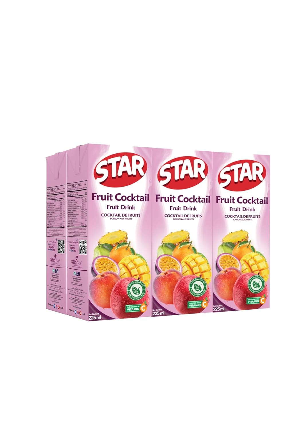 Star Juice Drinks 225 ml x 9 - Cocktail (Pack of 9)