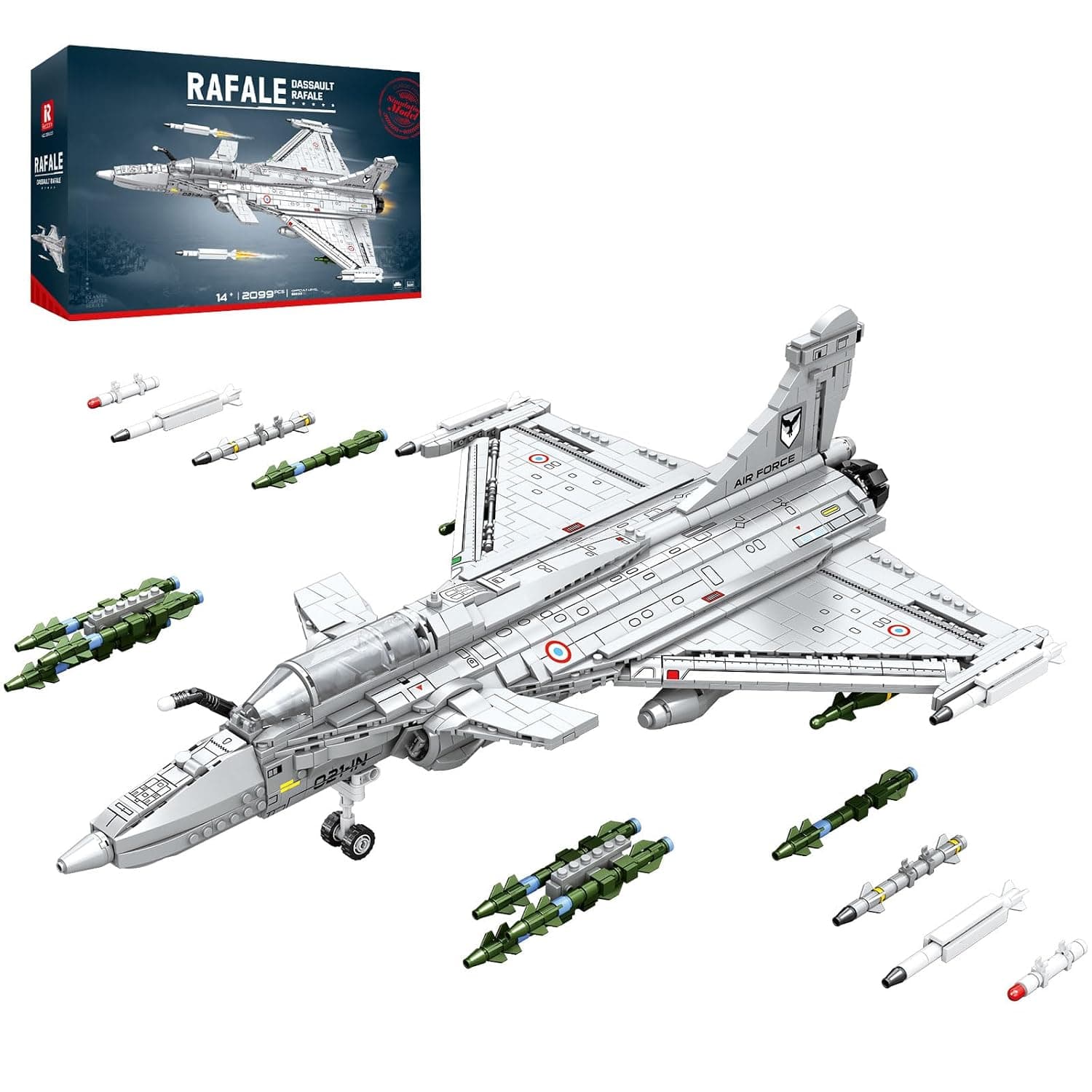 Reobrix 33035 Jet Combat Construction Toy Set