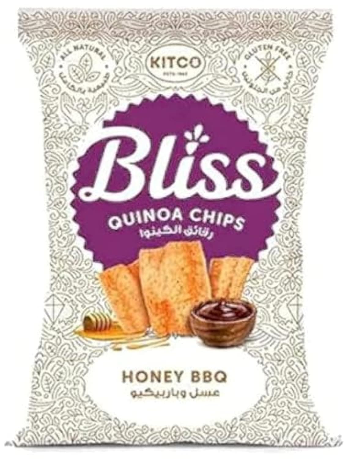 Kitco Bliss Honey BBQ Quinoa Chips, 27 g, Brown, 638414 - 001