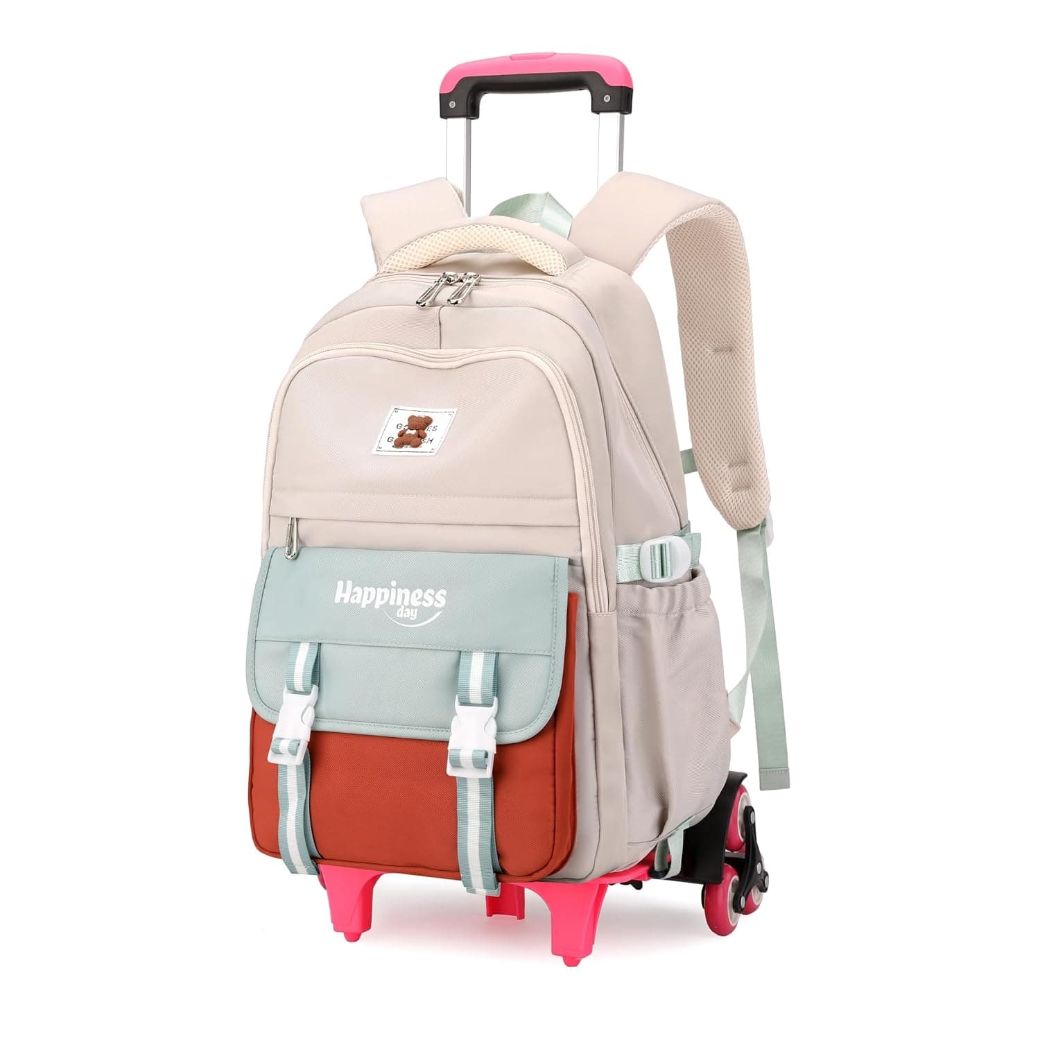 Kids Rolling Backpack for Teen Girls Boys School Bag Backpack with Wheels