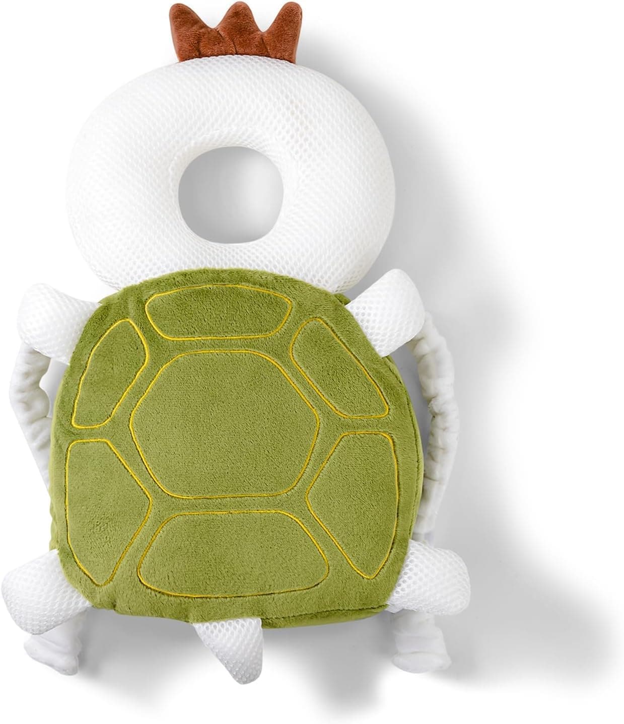 LOVOERNO Baby Walker Head Protector Toddler Adjustable Baby Head Protection Backpack Wear Safety Pad (Turtle)