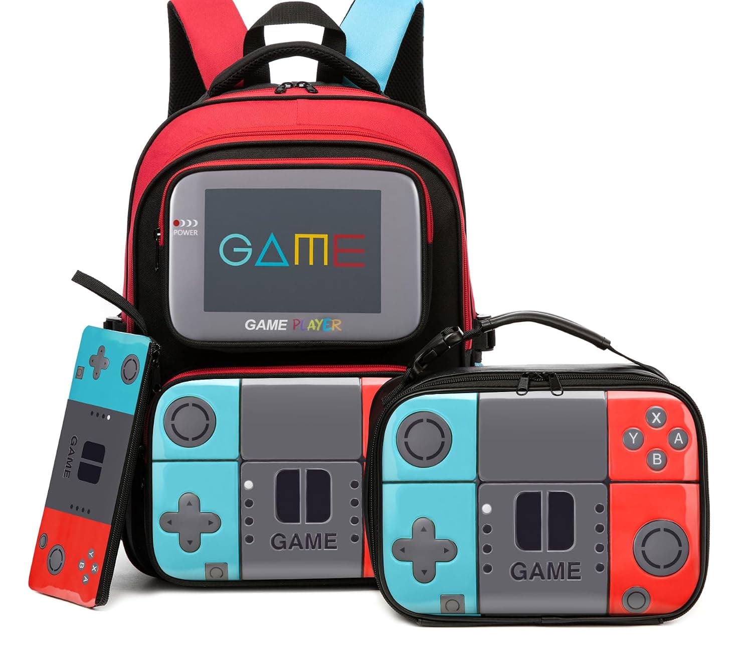 Beaulyn Game Backpack For Boys Kids, School Bag Middle Primary Student Bookbag Travel Laptop Backpack For Boy Teens