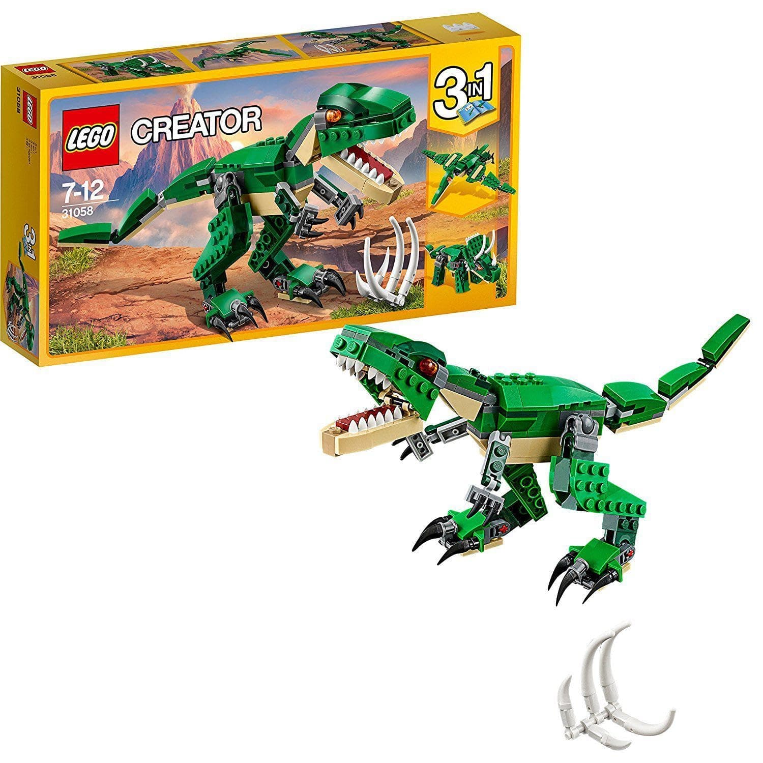 LEGO® Creator 3in1 Mighty Dinosaurs 31058 Building Kit (174 Pieces)