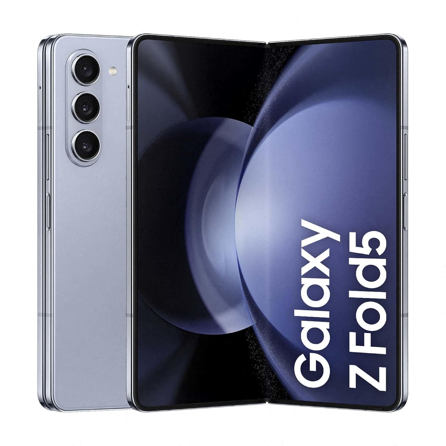 Samsung Galaxy Z Fold5 SM-F946B Standard EDITION Dual-SIM 256GB ROM + 12GB RAM (Only GSM | No CDMA) Factory Unlocked 5G Smartphone (Icy Blue) - International Version