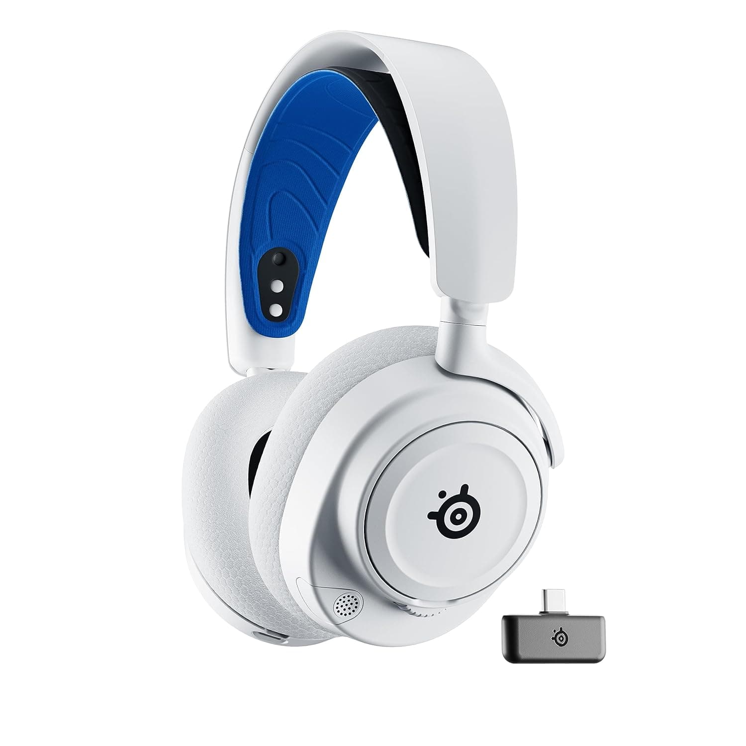 سماعة راس اركتيس نوفا 7 بي لاسلكية للالعاب من ستيل سيريز باللون الابيض: صوت رائع للألعاب الغامرة تتميز بنظام الصوتي المصمم خصيصًا للحصول على أفضل في فئته مع مكبرات عالية الدقة، داخل الأذن