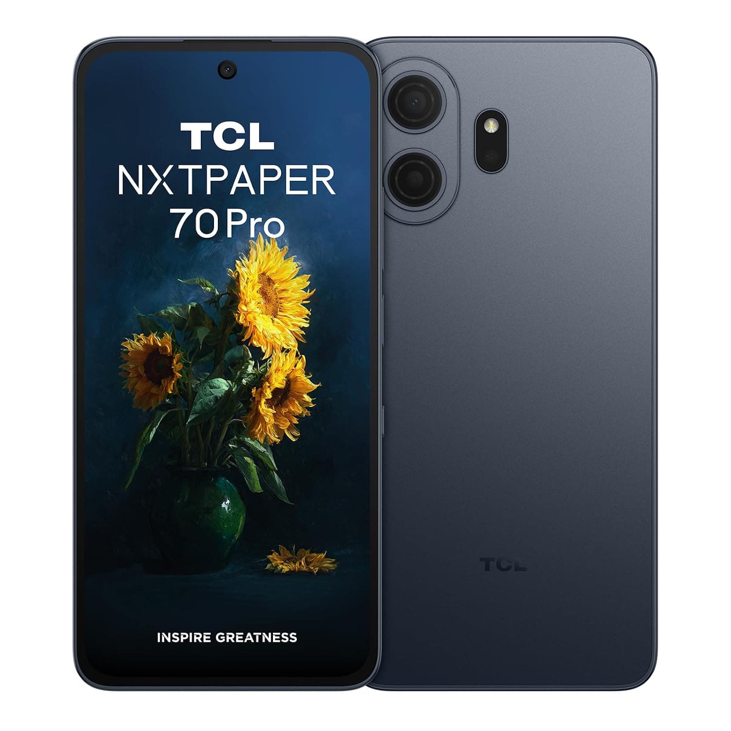 TCL NxtPaper 70 Pro Dual-SIM 512GB ROM + 8GB RAM (GSM Only | No CDMA) Factory Unlocked 5G Smartphone (Stellar Blue) - International Version
