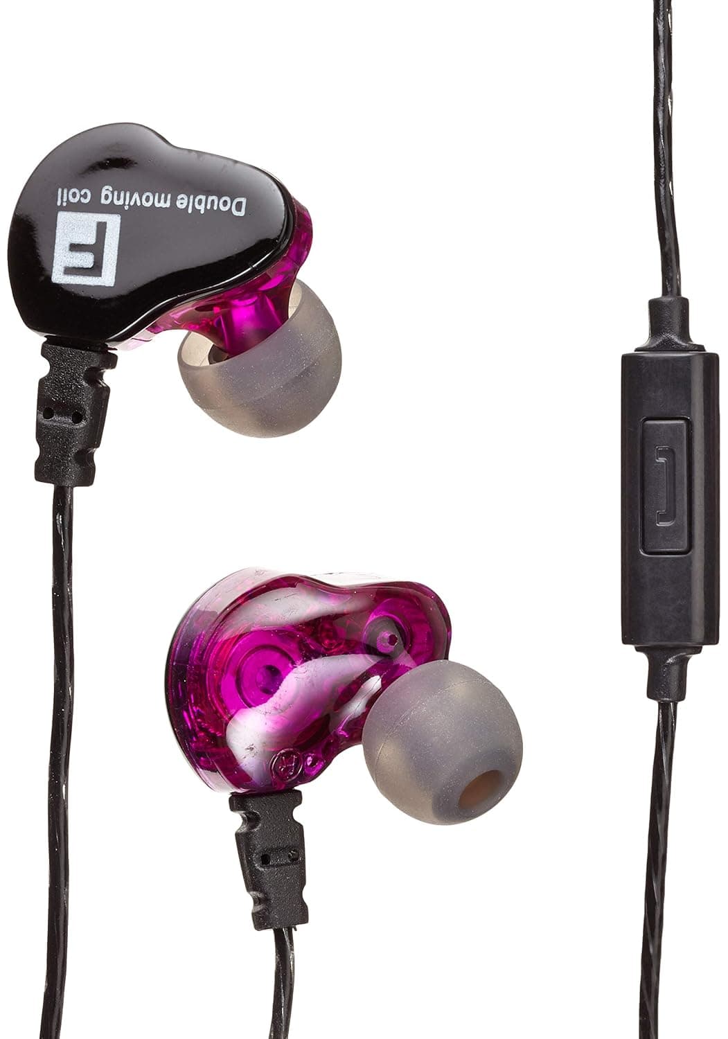 Hq Metal Premium Quality Hands-Free Headset Earphones with Mic Universal Plug for Samsung Galaxy Note 8 (Purple)