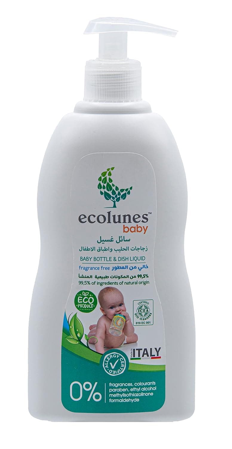 Ecolunes Hypoallergenic Baby Bottle and Dish Liquid 500 ml