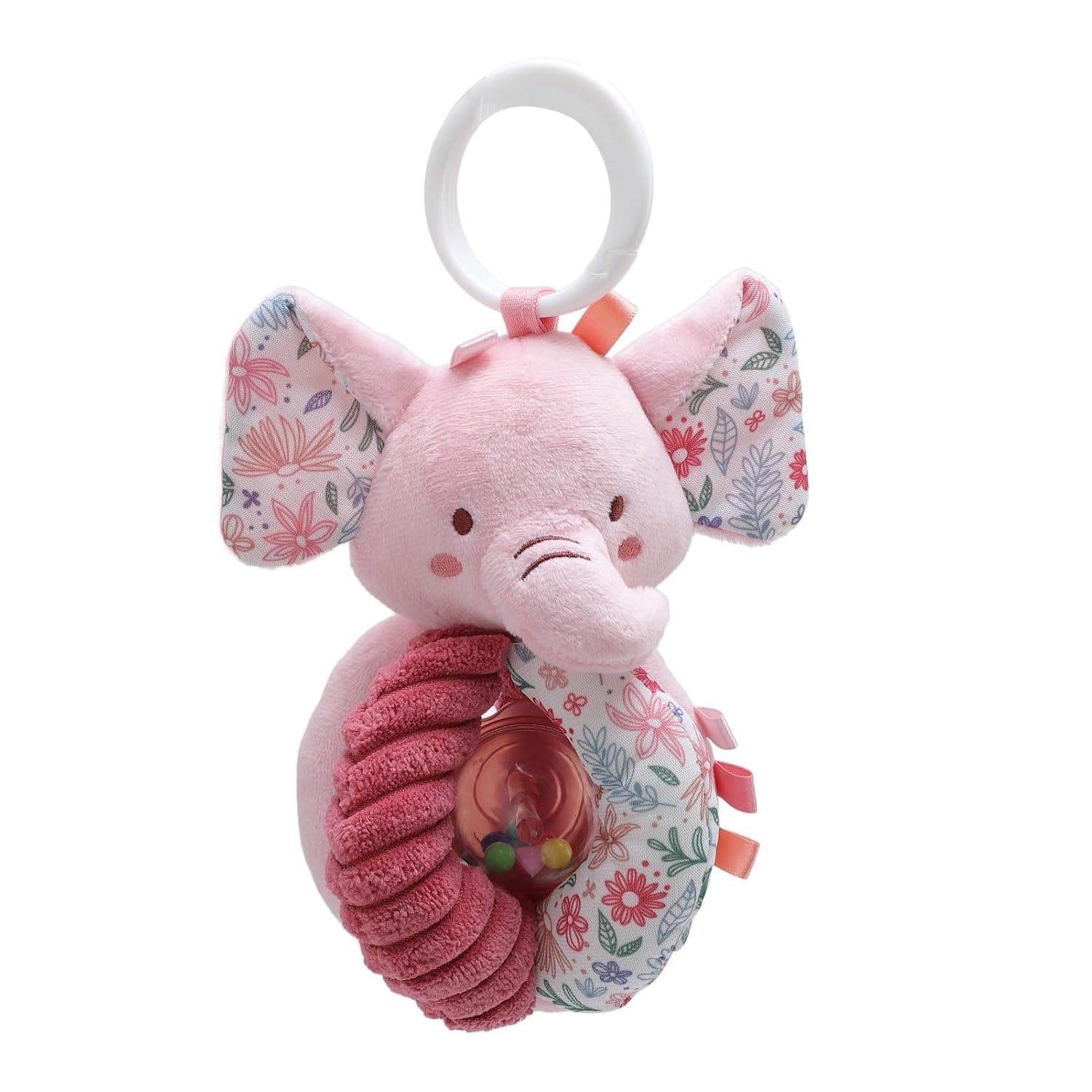 Eacam Baby Stroller Hanging Toy Vibrant Animal Rattle Toy for Infant