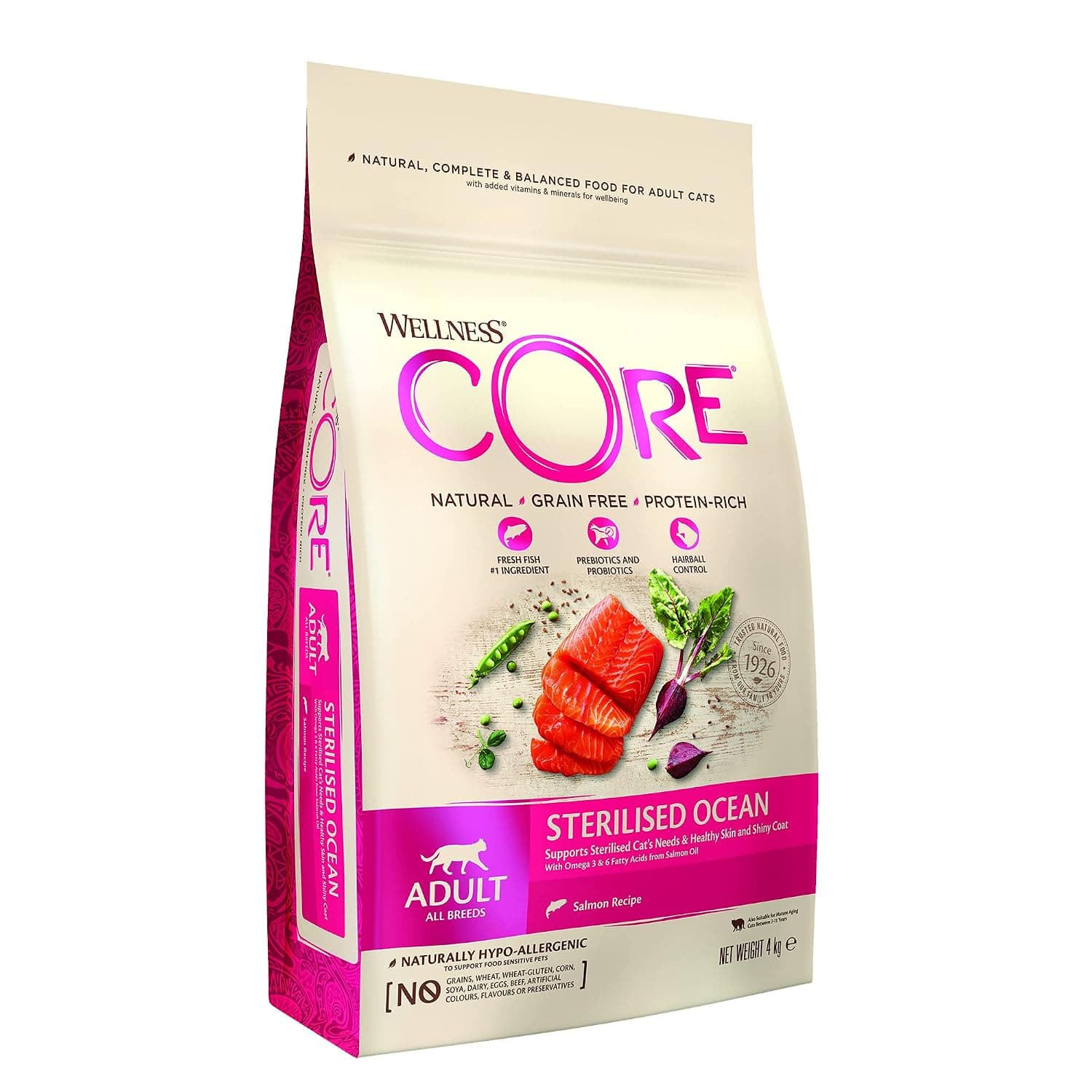 Wellness Core Ocean Dry Food Salmon for Sterilised Cats 4kg