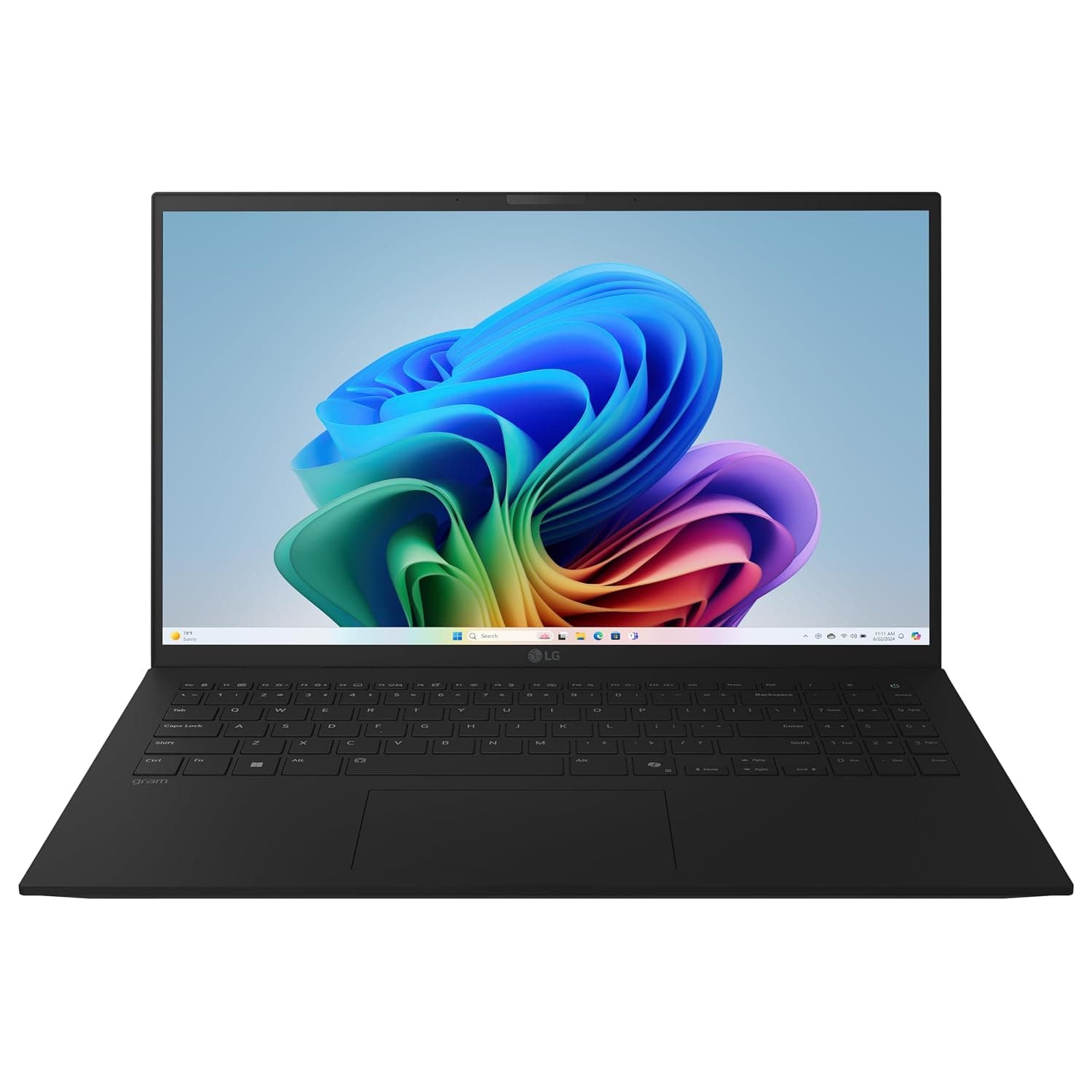 LG gram 15-inch Thin and Lightweight Laptop, Windows 11 Home, Powered by AMD Ryzen AI 7 350 Processor, 16GB RAM, 1TB SSD, Obsidian Black