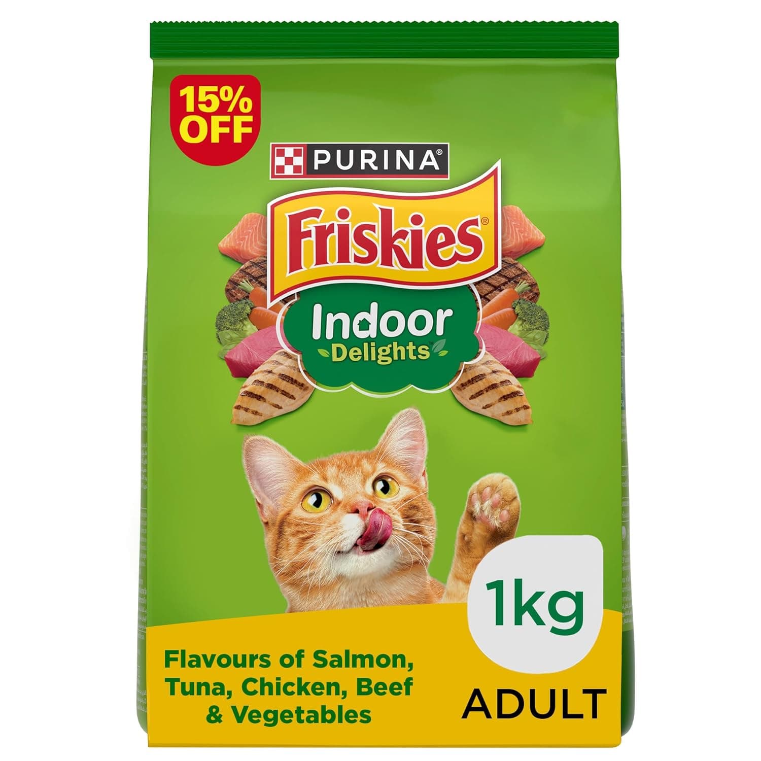 Purina Friskies Indoor Delights Cat Food Special Price (1kg)