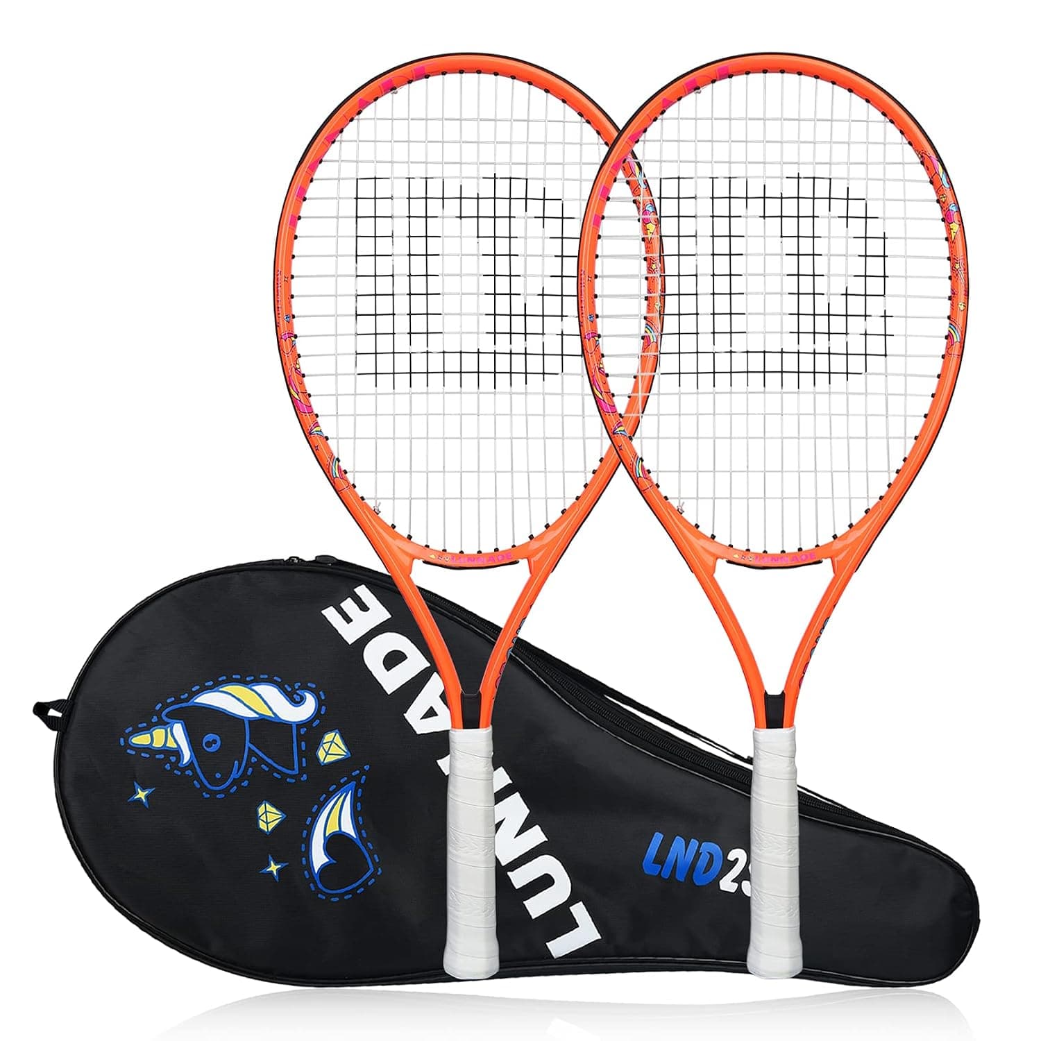 Tennis Racket for Kids Junior, 19/21/23/25 Inch Youth Tennis Racquet with Cover, Suitable for Beginner Boys and Girls Age 3-12
