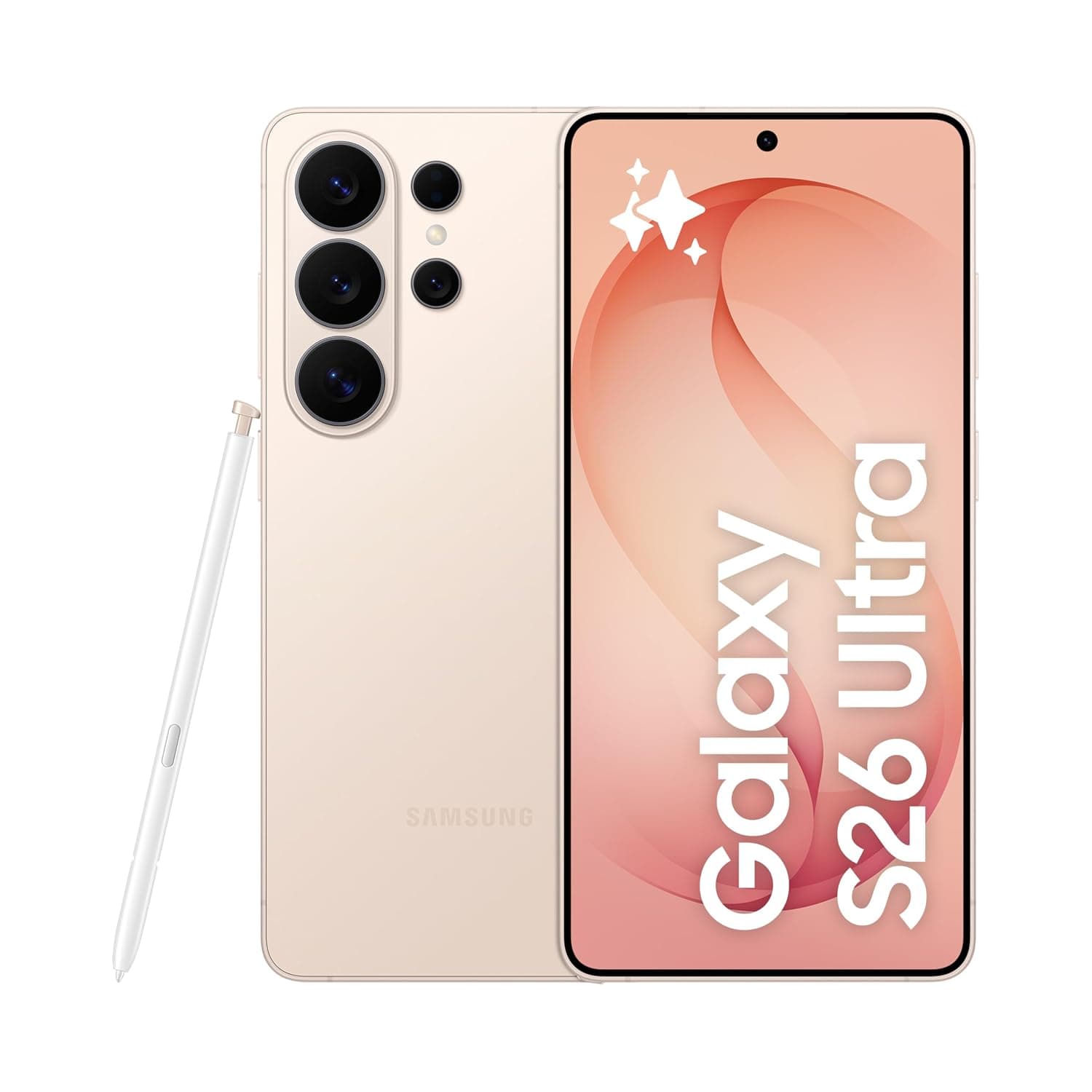 Samsung Galaxy S26 Ultra Pink Gold, 1TB Storage, AI Phone, 16GB RAM, Customized AP, Built-in Privacy Display, 200MP Camera, 5000mAh Battery, 1 Year Manufacturer Extended Warranty (KSA Version)
