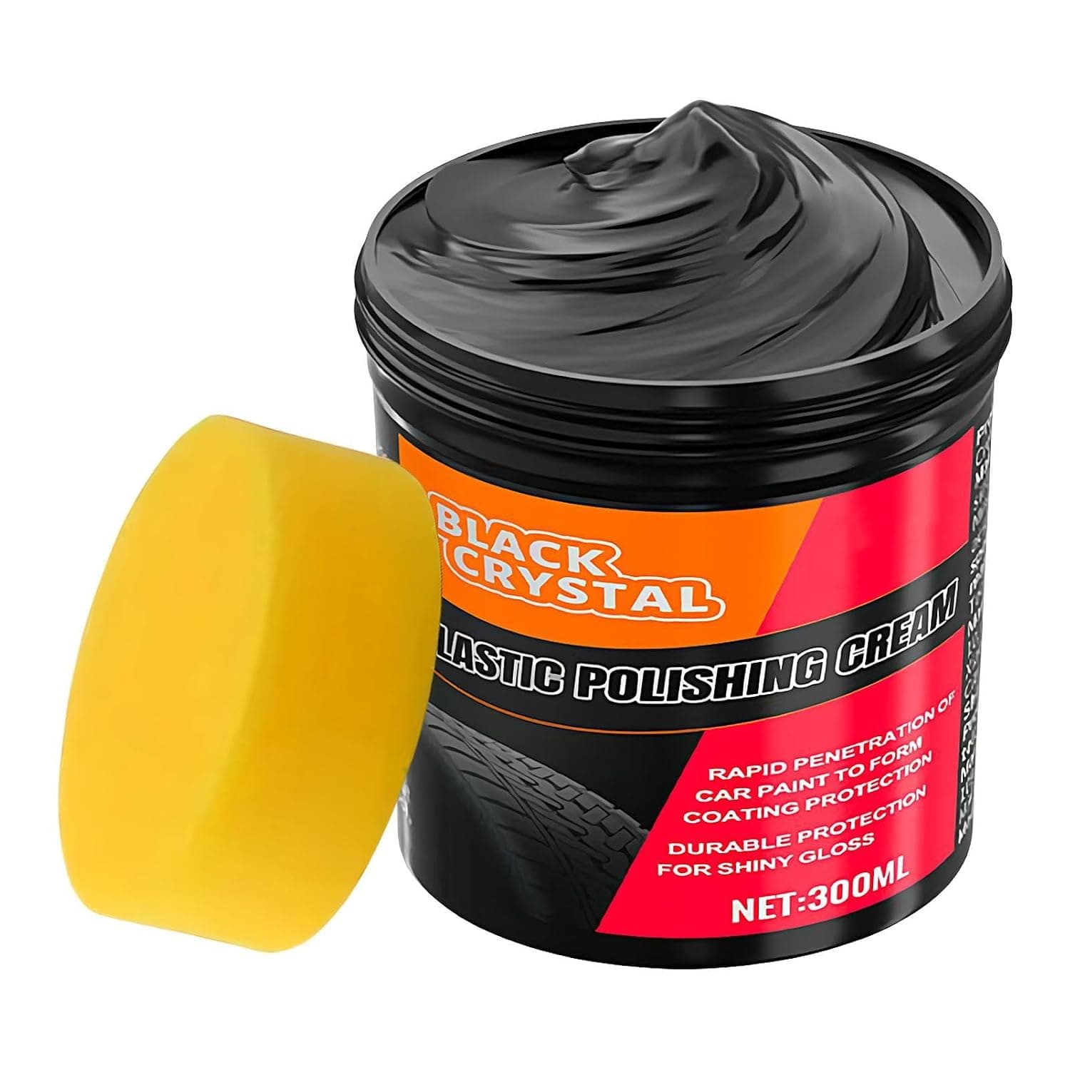 Trim Restorer 300g Paste Automotive Scratch Repair Coating | Car Interior Glaze Detailing Supplies for Windshield Headlights Metal Plating Parts Rearview Mirror All Vehicles