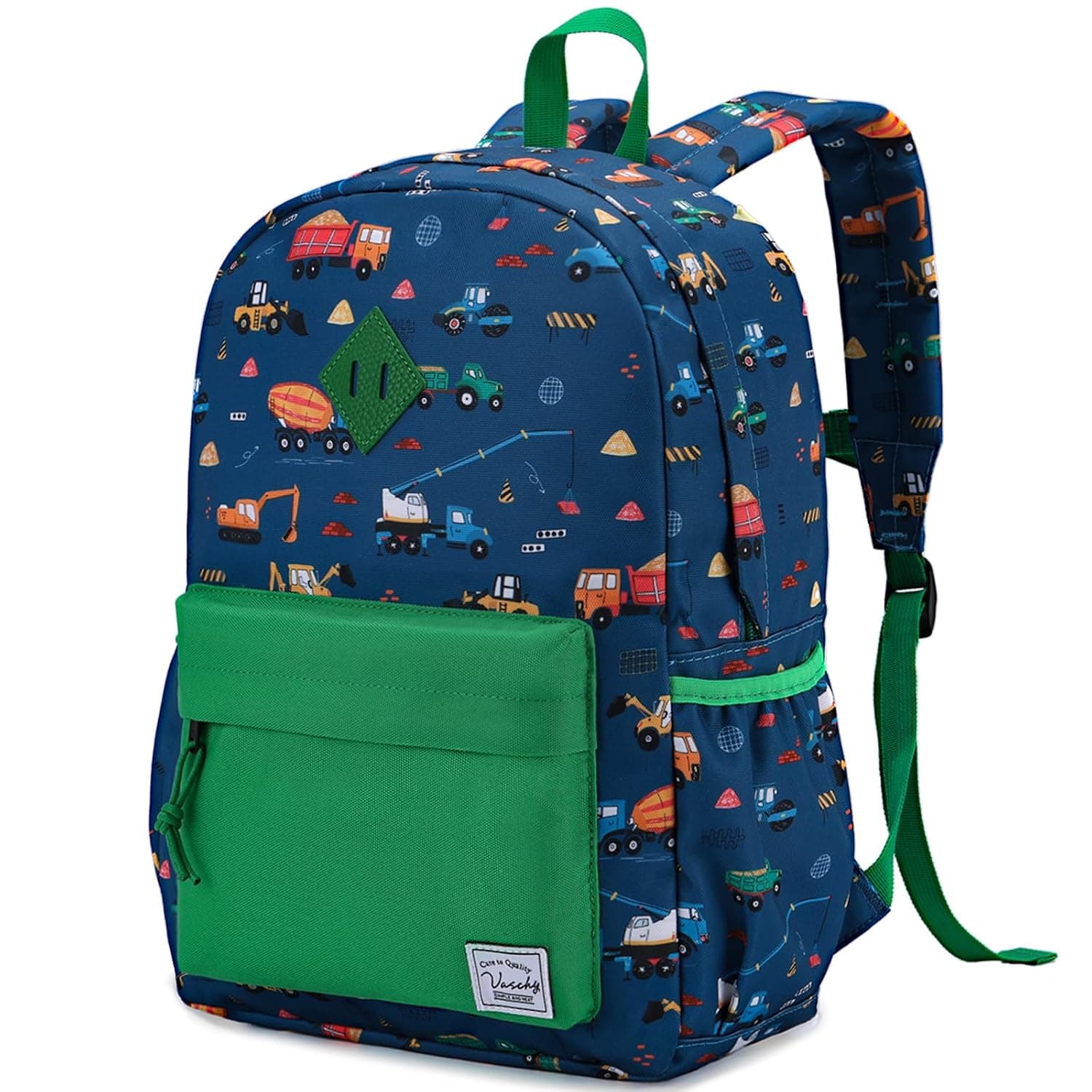 VASCHY Lightweight School Bag for Boys Girls,Toddler Kids,Preschool Backpack