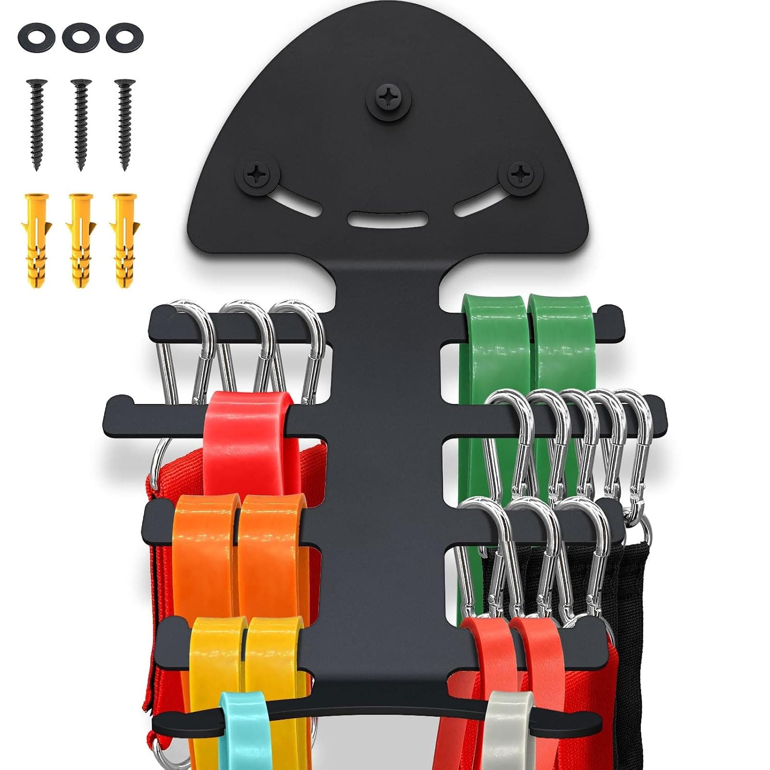 Exercise Resistance Band Rack Resistance Bands Storage Hanger Gym Equipment Organizer Rack Pull Up Bands Rack Multi-Purpose Gym Equipment Storage Rack