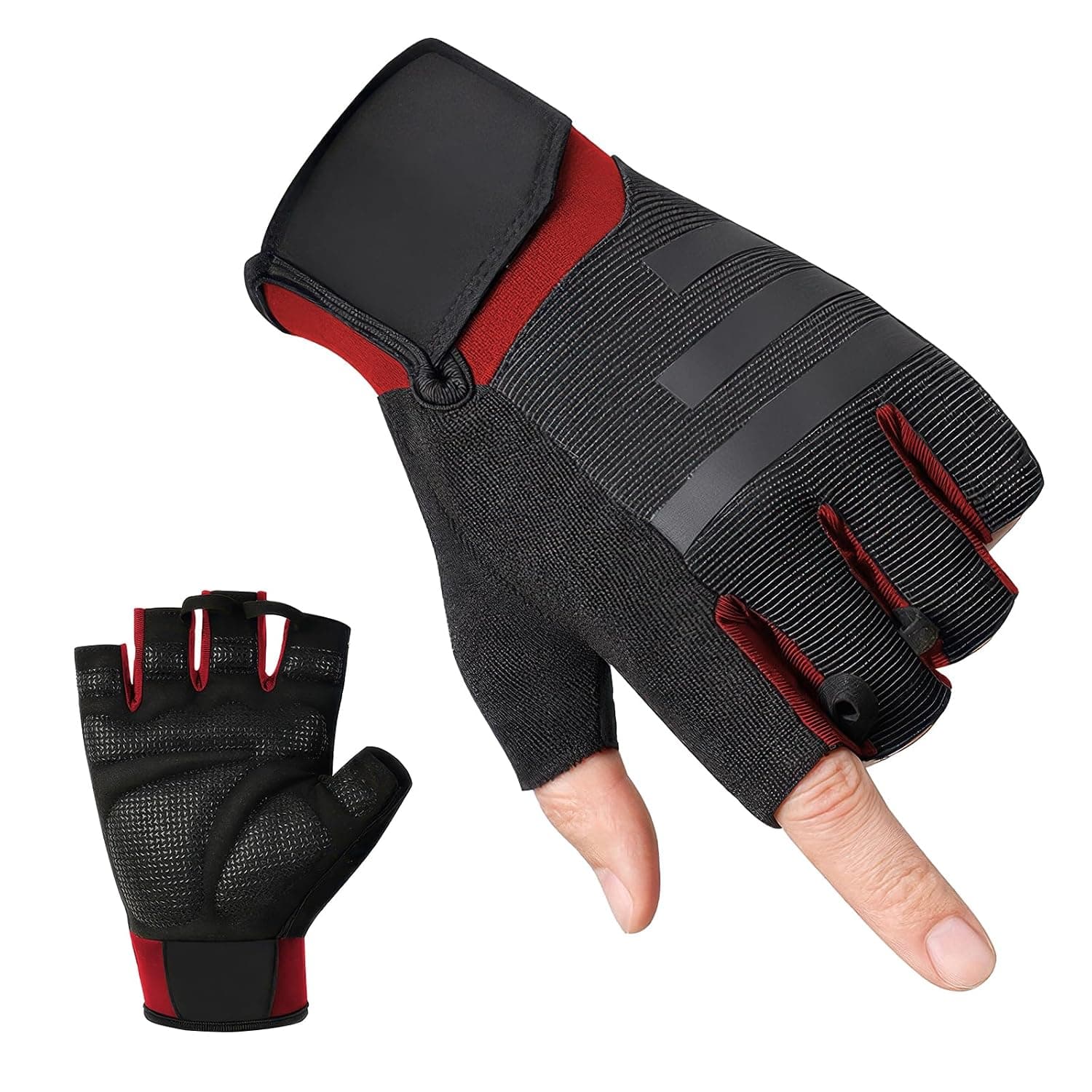 LEFAFA Workout Gloves for Men and Women, Weight Lifting Gloves with Excellent Grip, Lightweight Gym Gloves for Weightlifting, Cycling, Exercise, Training, Pull ups, Fitness, Climbing
