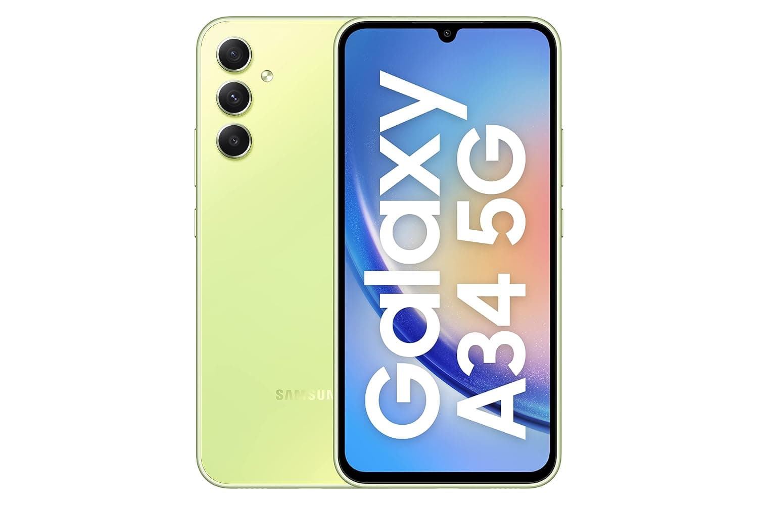 Samsung Galaxy A34 5G (Awesome Lime, 8GB, 128GB Storage) | 48 MP No Shake Cam (OIS) | IP67 | Gorilla Glass 5 | Voice Focus | Without Charger