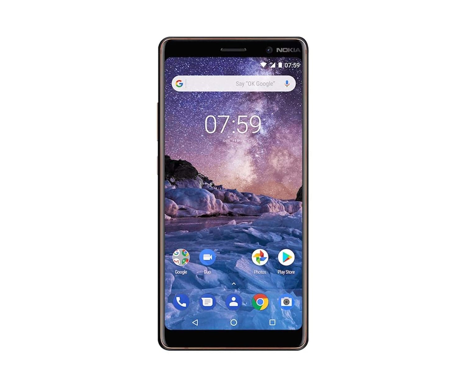 Nokia 7 Plus SINGLE-SIM 64GB ROM + 4GB RAM (GSM Only|No CDMA) Factory Unlocked 4G/LTE Smartphone (Black) - International Version