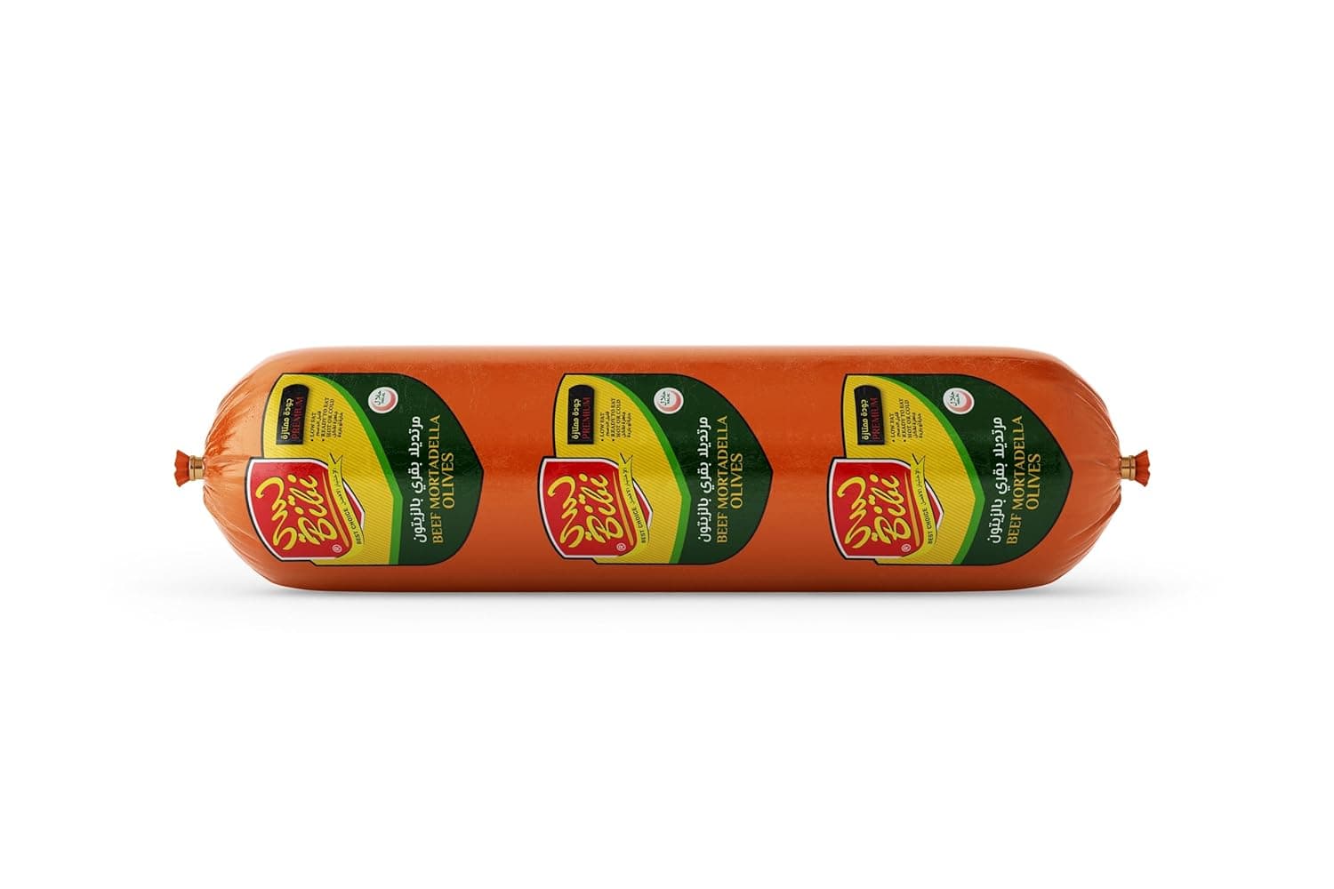 Bibi Fresh Beef Mortadella Olives Roll 500 g