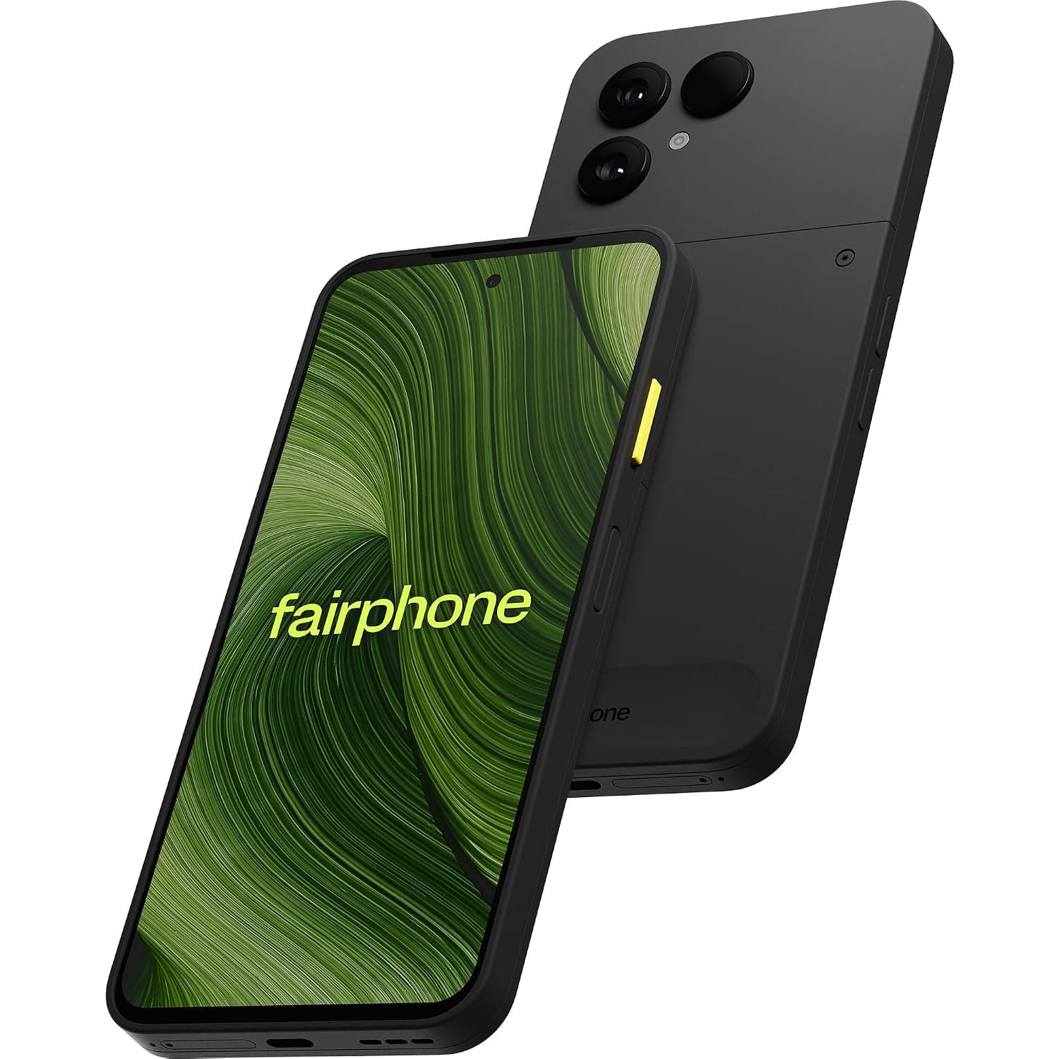 Fairphone (Gen. 6) 5G FP6 2025 (Factory Unlocked, International Version) 256GB + 8GB RAM - Dual SIM (Nano-SIM + eSIM) Android 15 Smartphone (Horizon Black)