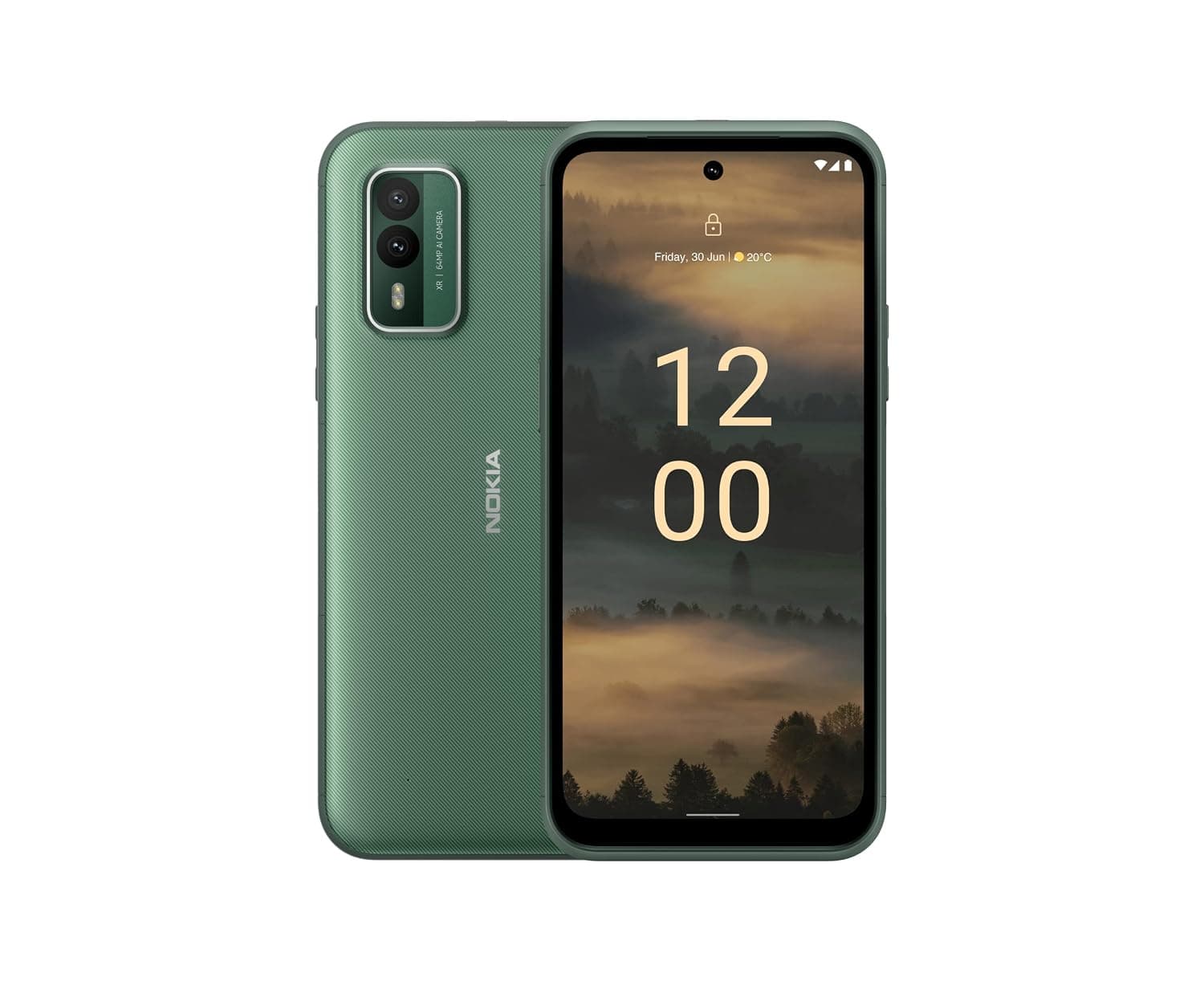 Nokia XR21 Dual-SIM 128GB ROM + 6GB RAM (Only GSM | No CDMA) Factory Unlocked 5G Smartphone (Pine Green) - International Version