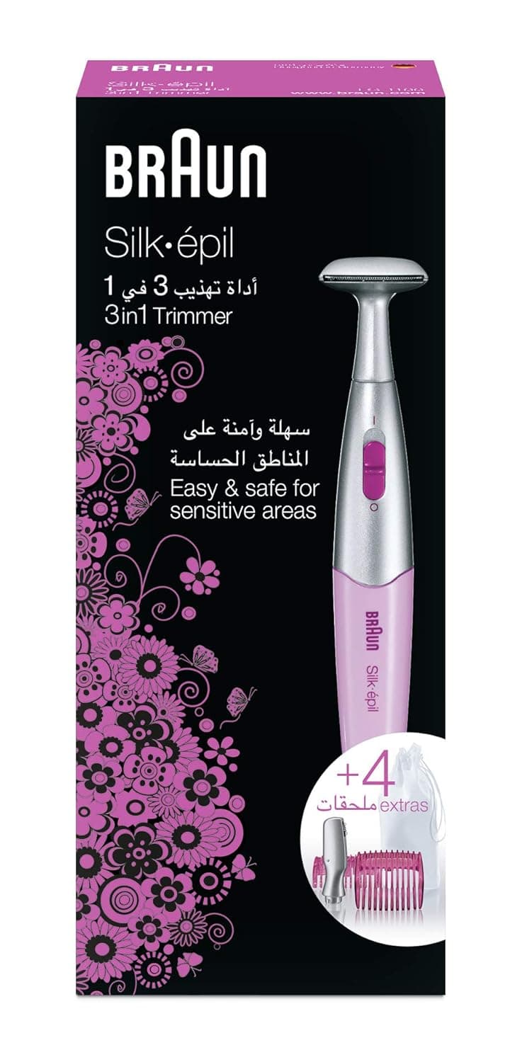 براون FG 1100 ماكينة ازالة شعر المنتطق الحساسة للنساء - وردي