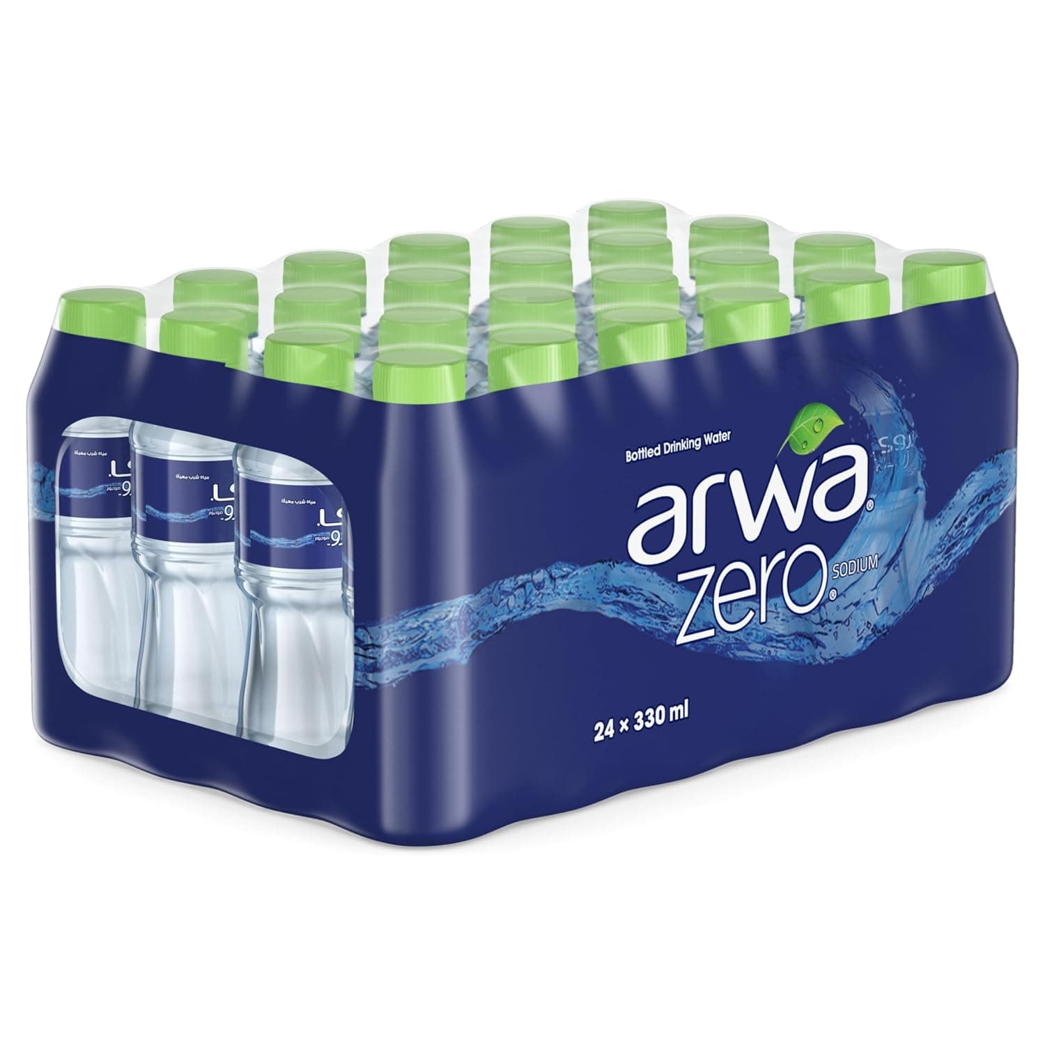 Arwa Zero water 330ml PET - pack of 24 Package design may vary