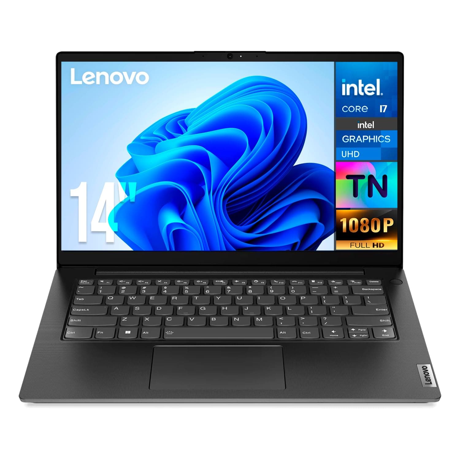 Lenovo V14 G4 2025 Business Laptop, 14" FHD Anti-Glare, Intel 10-Core i7-13620H, 16 GB RAM, 512 GB SSD, Wi-Fi 6, Privacy Shutter Webcam, HDMI, W11H, Business Black - Memory & Storage Upgradable
