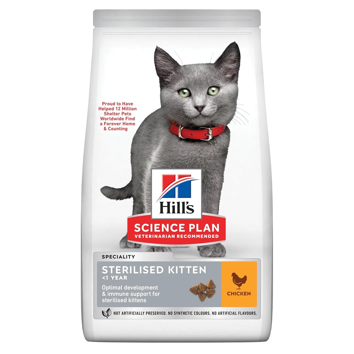 Hill's Science Plan Sterilised Kitten food with Chicken, 1.5 kg