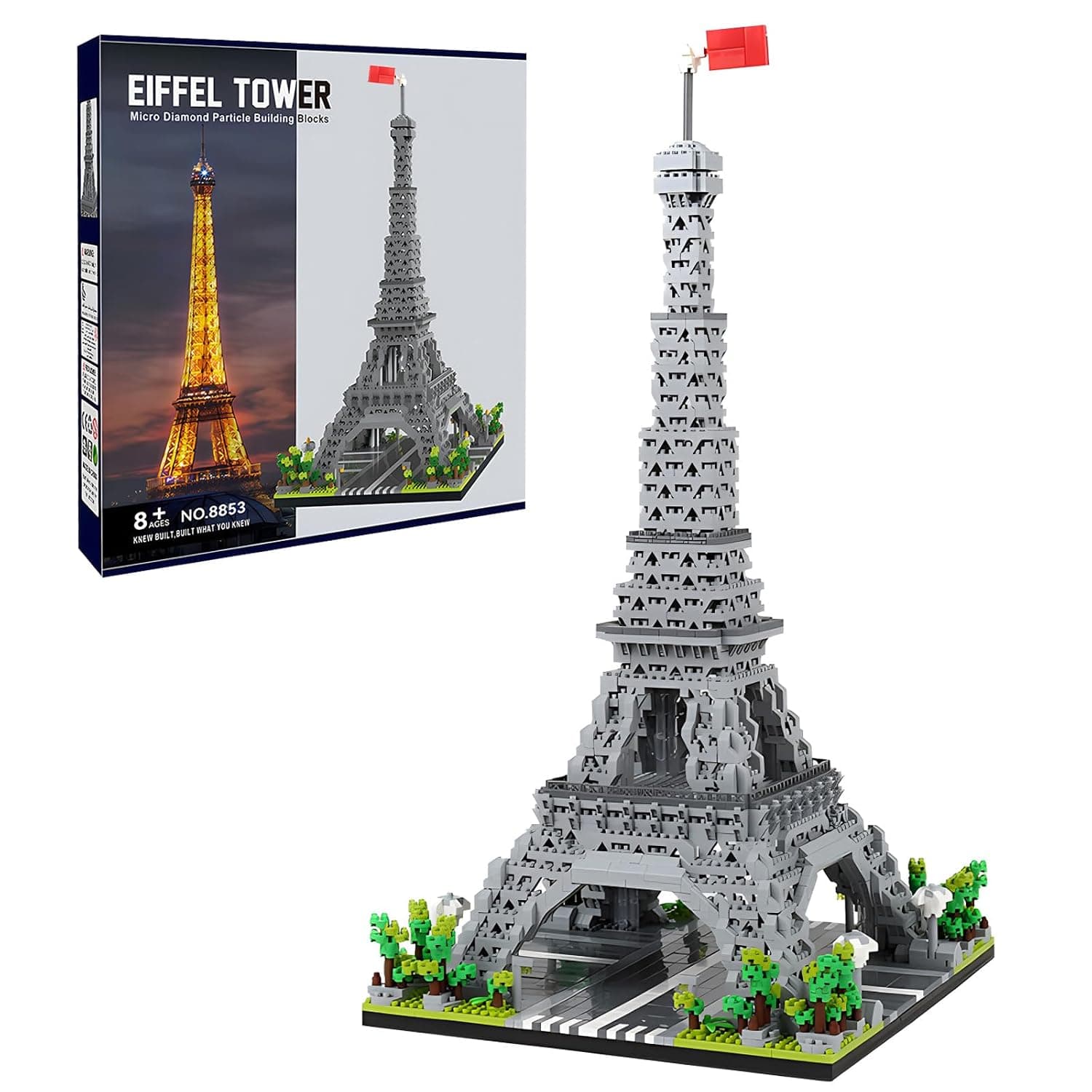 CSNRHG Micro Building Block Set 3350 Pieces 3D Puzzle for Kids Adults | Micro Building Blocks Set 3350 Pieces 3D Puzzle Toys Gifts for Kid and Adult