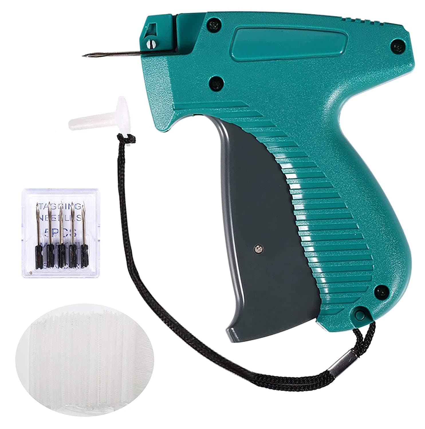 Tagging gun for clothing, standard retail price tag gun kit for clothes labeler with 6 needles,1000pcs plastic barbs fasteners & organizer bag for store warehouse consignment