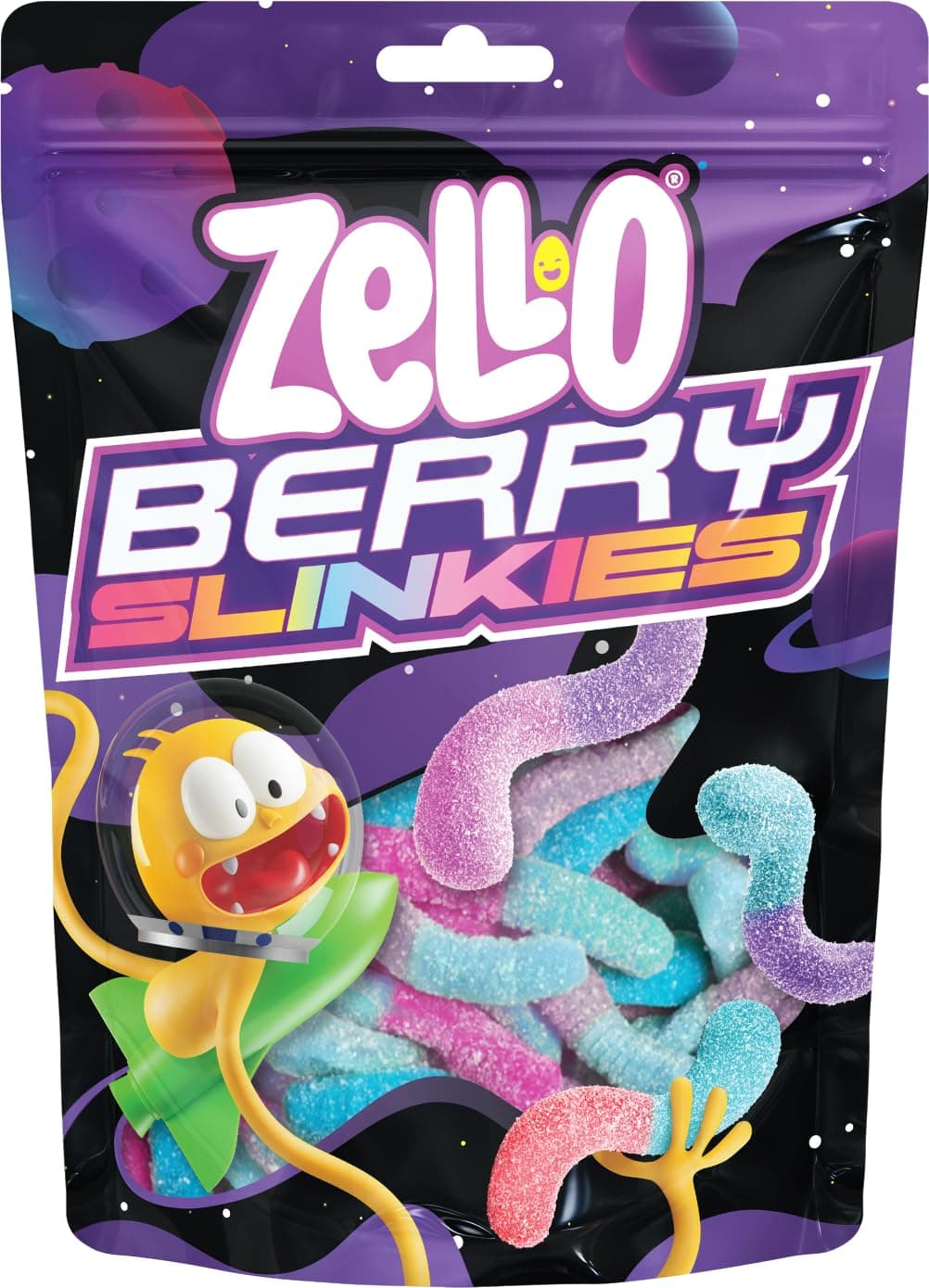 Zello Sour Mix Berries M. Worm Bags 80g