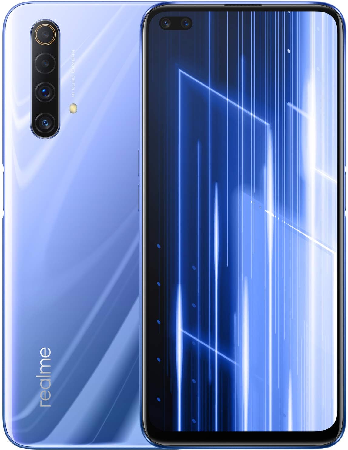 Realme X50 5G - Smartphone 128GB, 6GB RAM, Dual Sim, Ice Silver