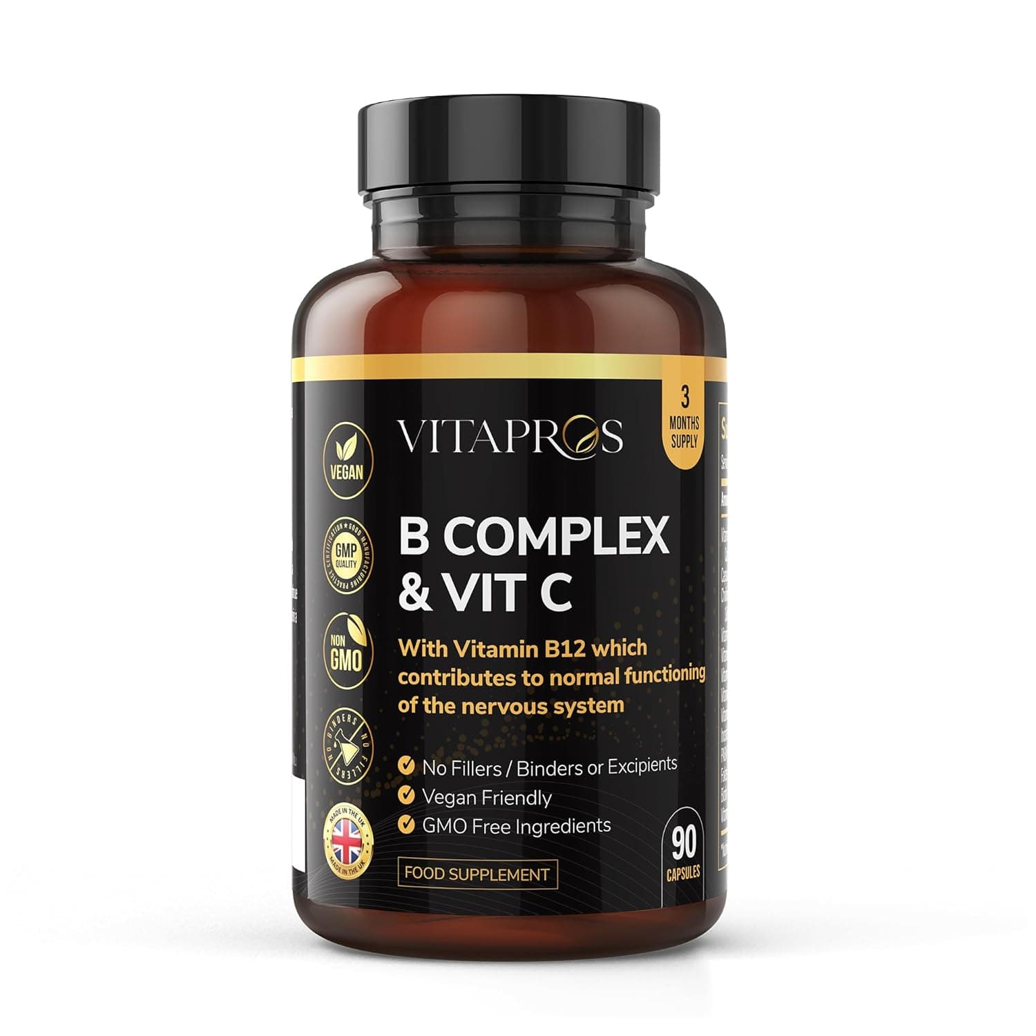 B COMPLEX & VIT C With Vitamin B12 which