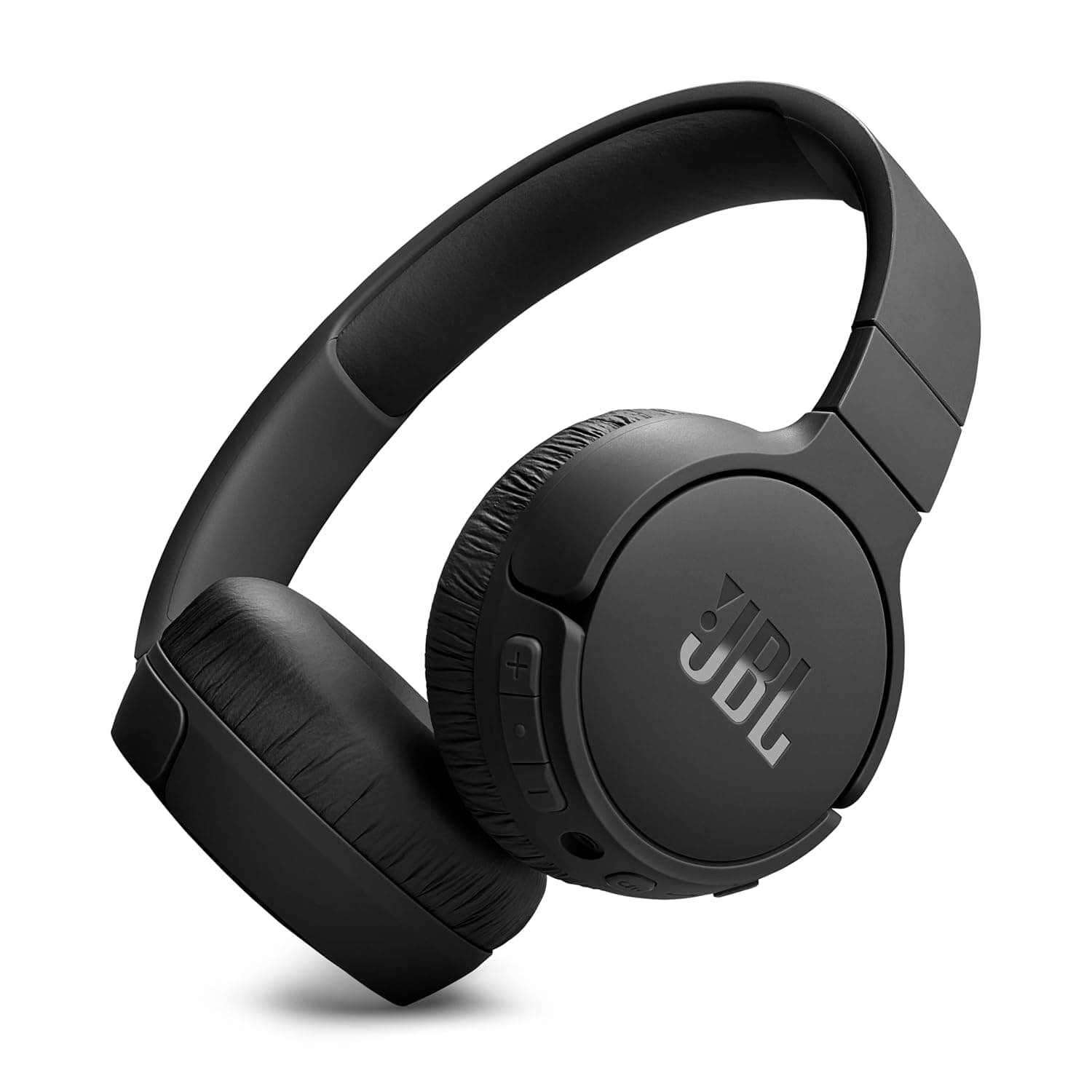 JBL Tune 670NC Adaptive Noise Cancelling Wireless On-Ear Headphones, Pure Bass, Smart Ambient, Bluetooth 5.3 + LE Audio, Hands-Free Call, 70H Battery, Multi-Point Connection - Black, JBLT670NCBLK