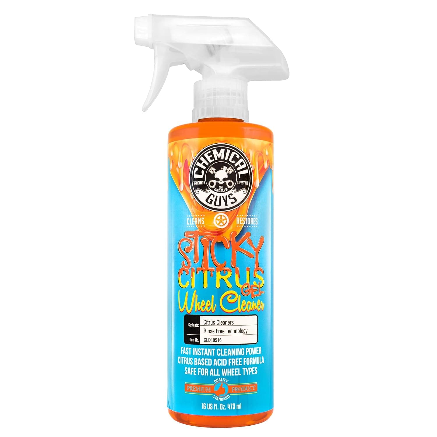 STICKY CITRUS GEL WHEEL AND RIM CLEANER 16 OZ.