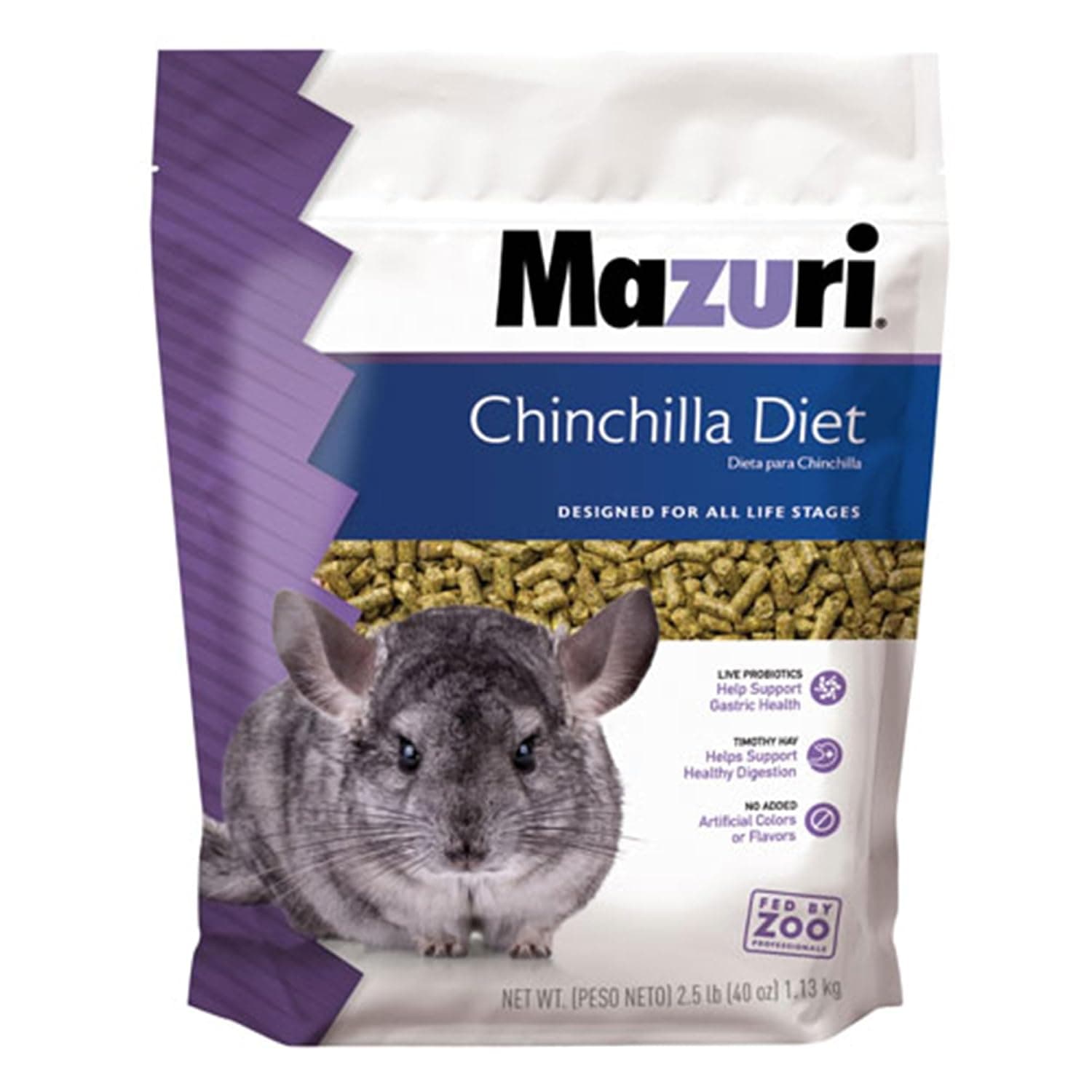 Mazuri Chinchilla Food | 2.5 Pound (2.5 lb.)