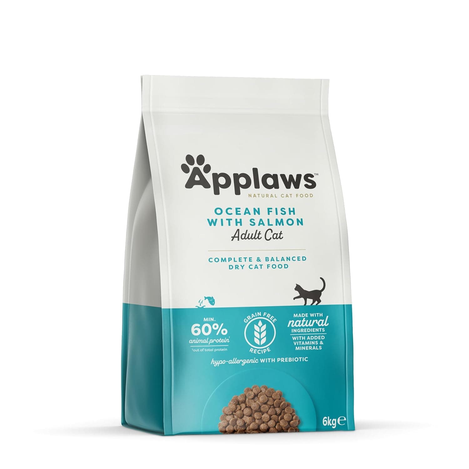 Applaws Sterilized Cat Dry Food Fish & Salmon - 6 Kg