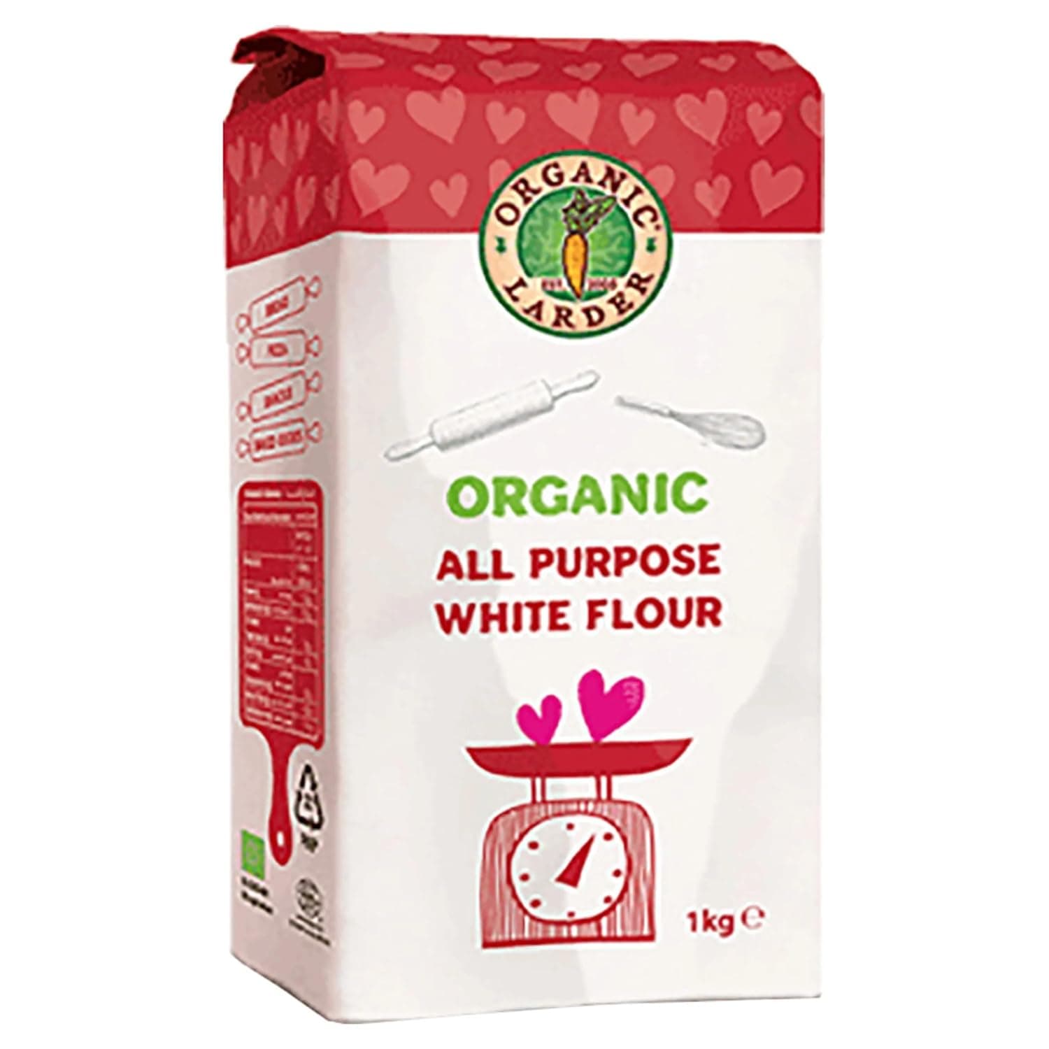 Organic Larder All Purpose White Flour 1 kg