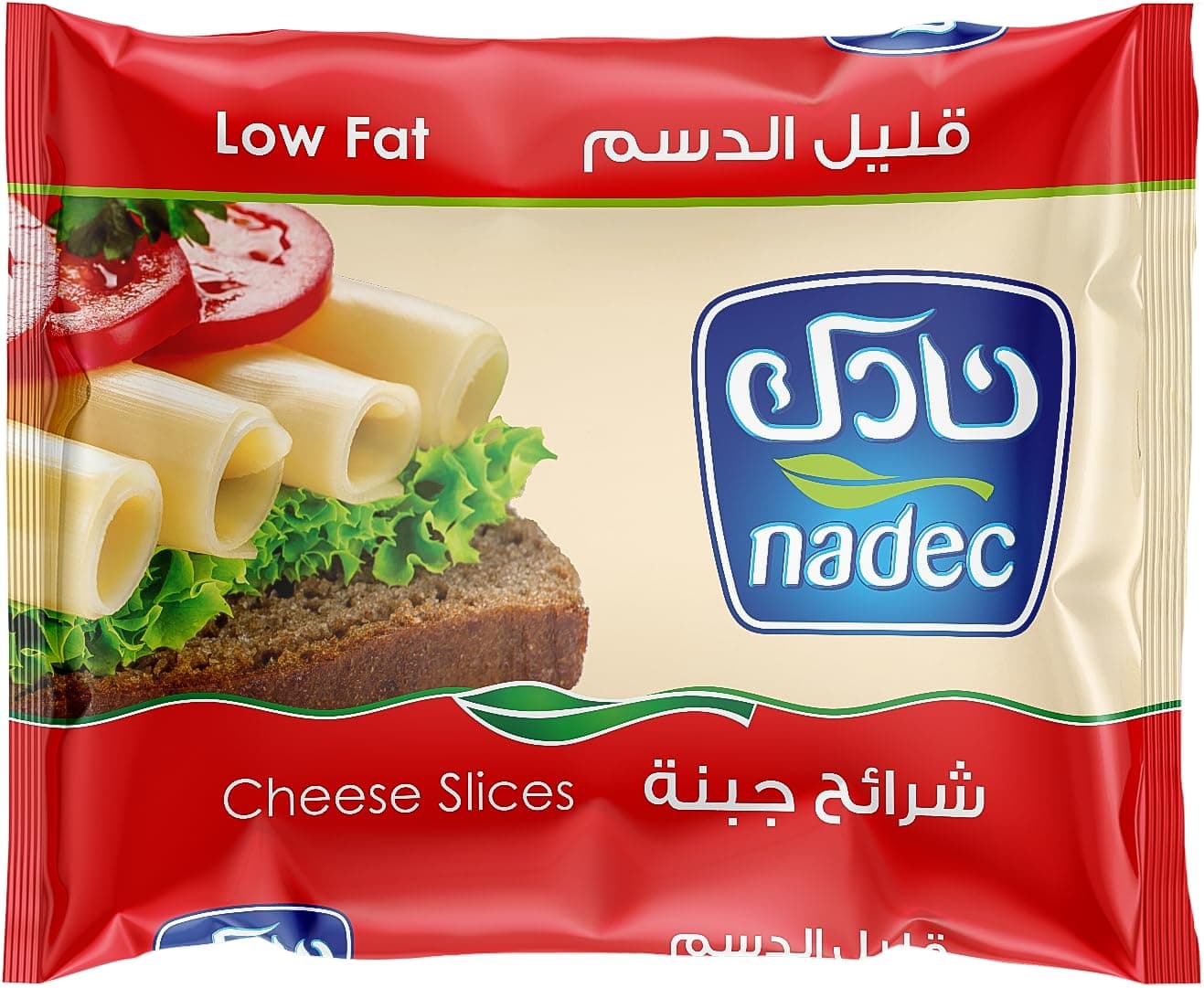 Nadec Low Fat Cheese slice, 200 g