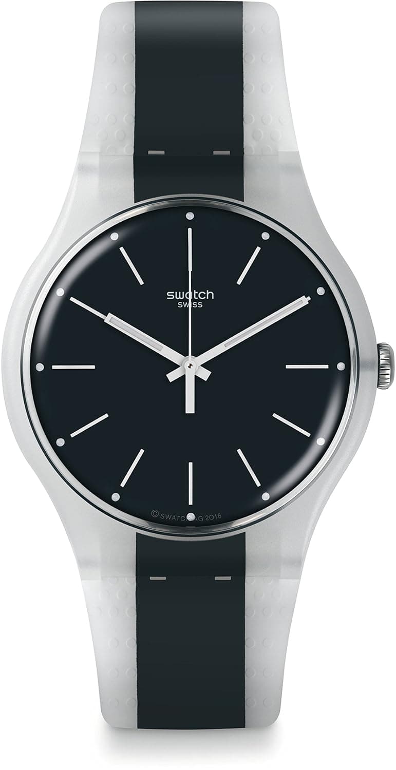 Swatch Men's Greyline SUOW142 Blue Rubber Swiss Quartz Fashion Watch