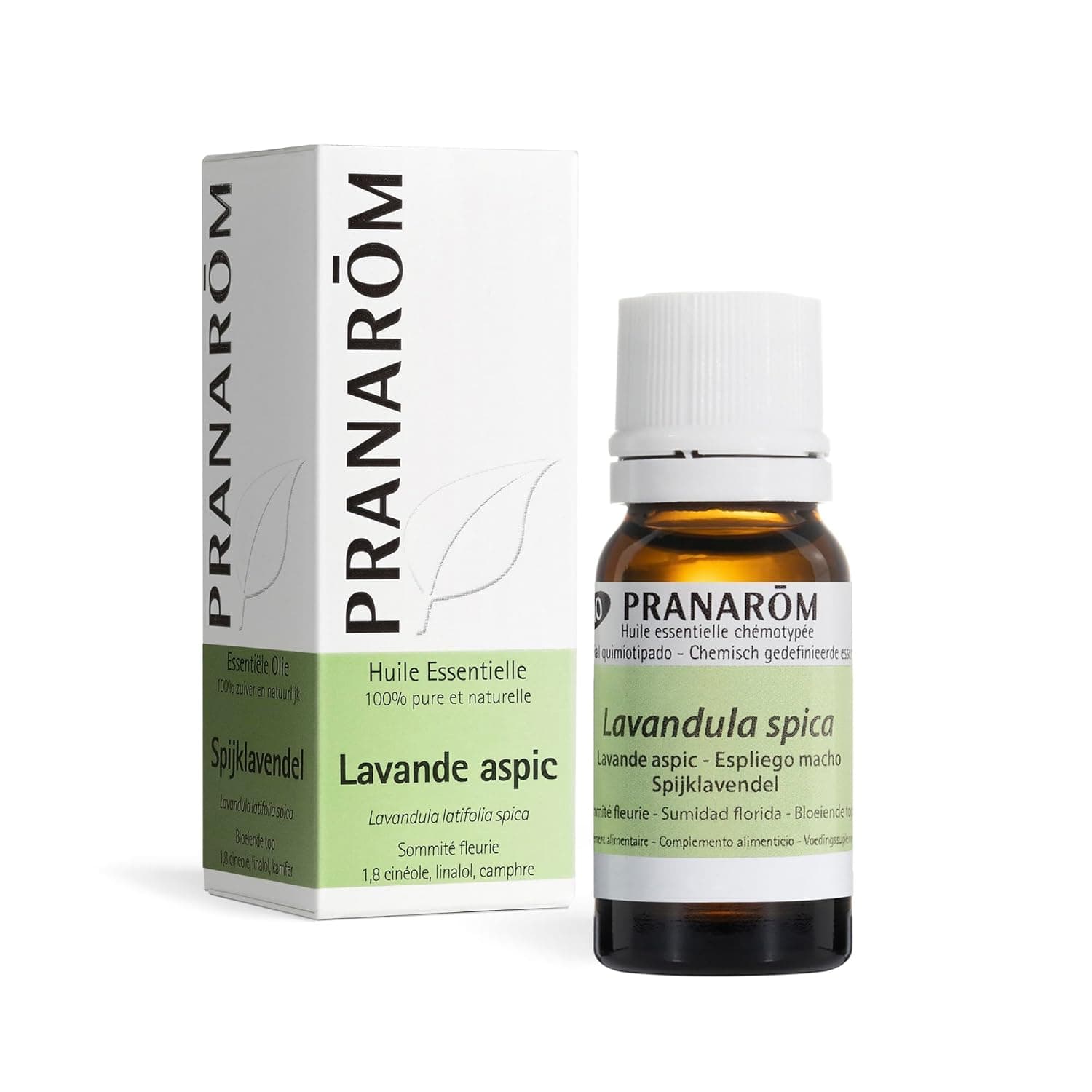 Pranarôm Essential Oil Splice Male, 100% Chemotyping, Lavandula Latifolia Spica, Sumity Florida, Breathing, Joints, Prevention Itches, Female Comfort, Skin Care, 10 ml
