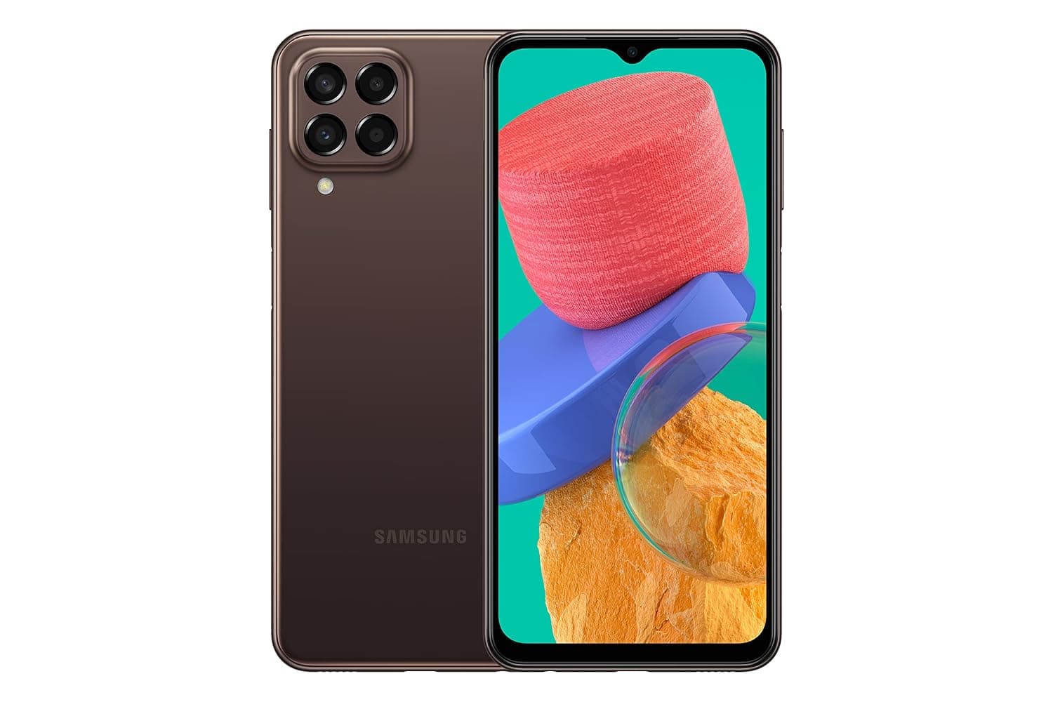 Samsung Galaxy M33 5G Mobile Phone Dual SIM Android Smartphone 6GB Ram 128GB Storage Brown (UAE Version)