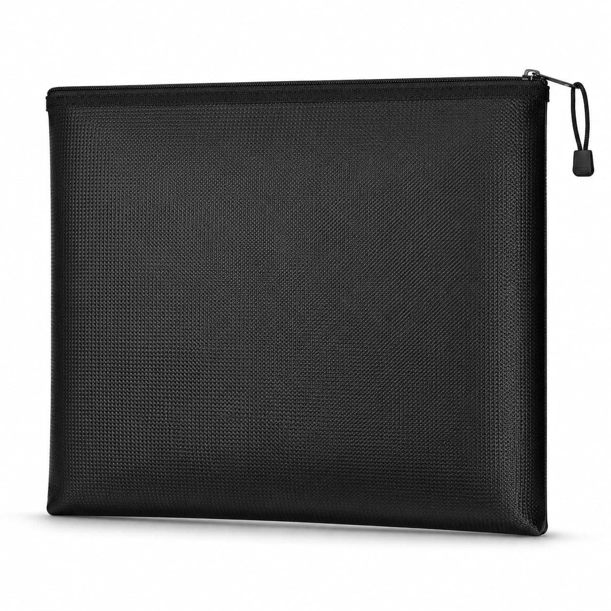 Fireproof Waterproof Document Bag: Large Legal/A4 Size File Organizer with Zipper - Fire Resistant Security Storage Pouch for Valuables, Cash, Passport, Jewelry & Tablet - Non-Itchy Silicone Coated