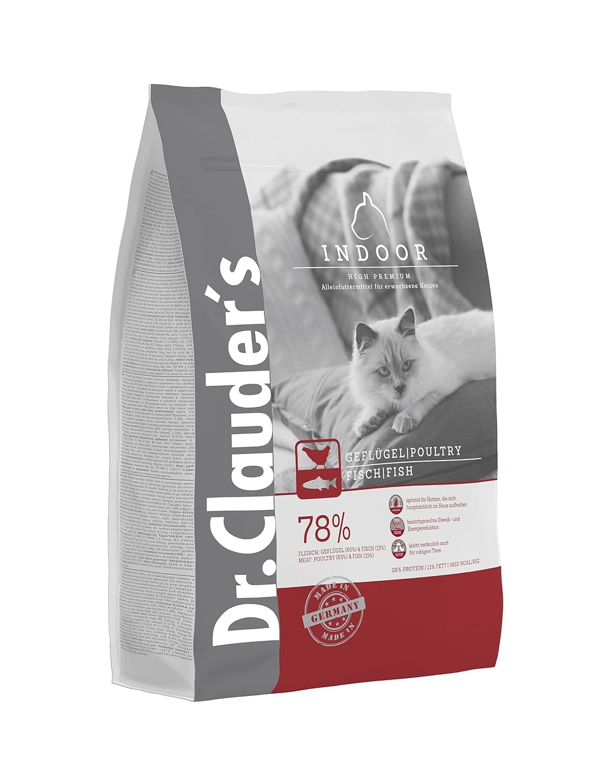 Dr. Clauder's Cat Dry Food Indoor Adult - 1.5 Kg